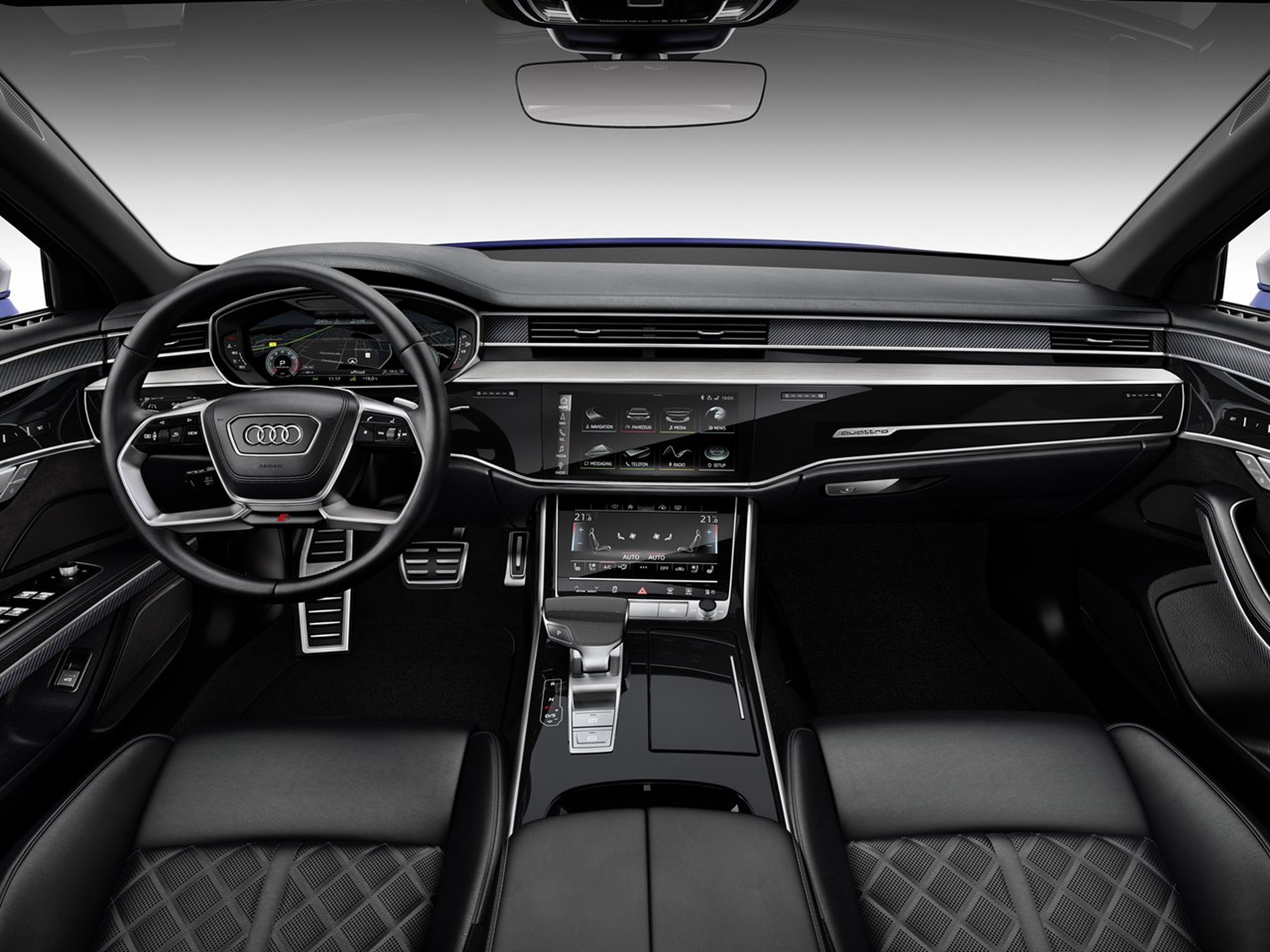 Audi S8 interior 