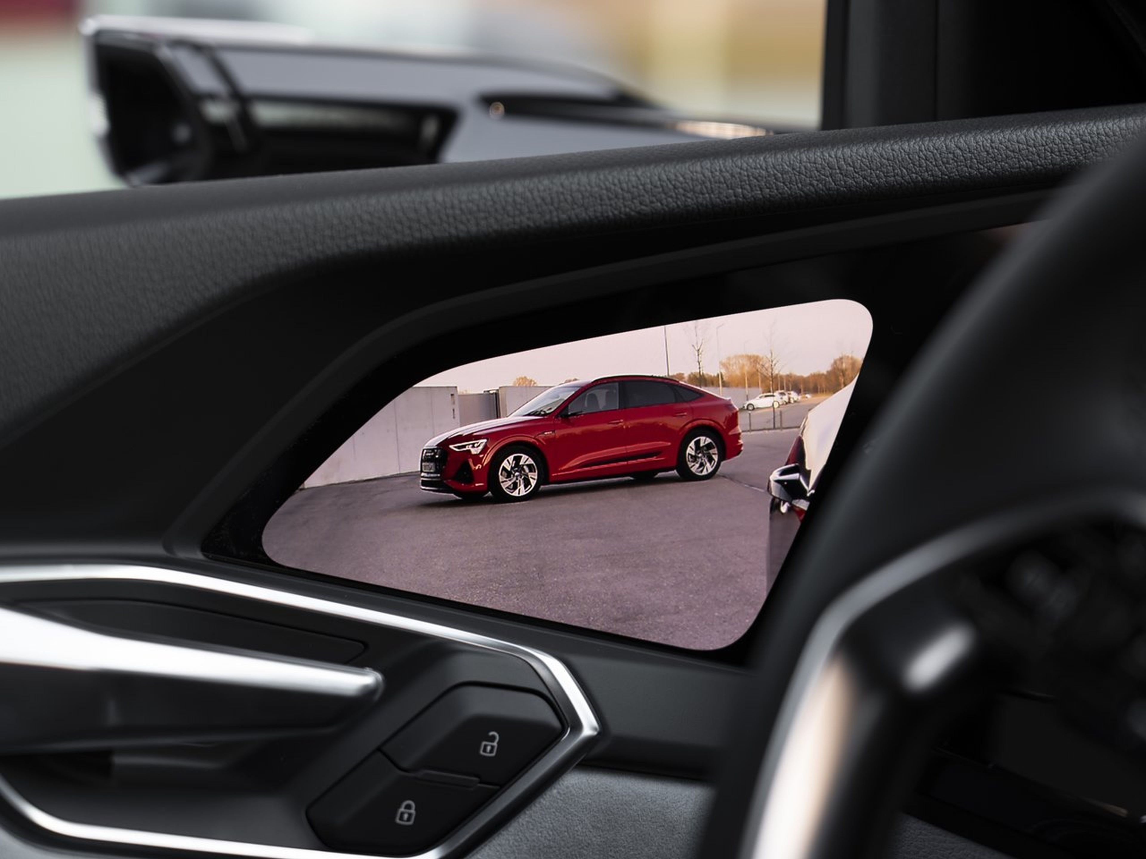Audi e-tron Sportback detalle retrovisor