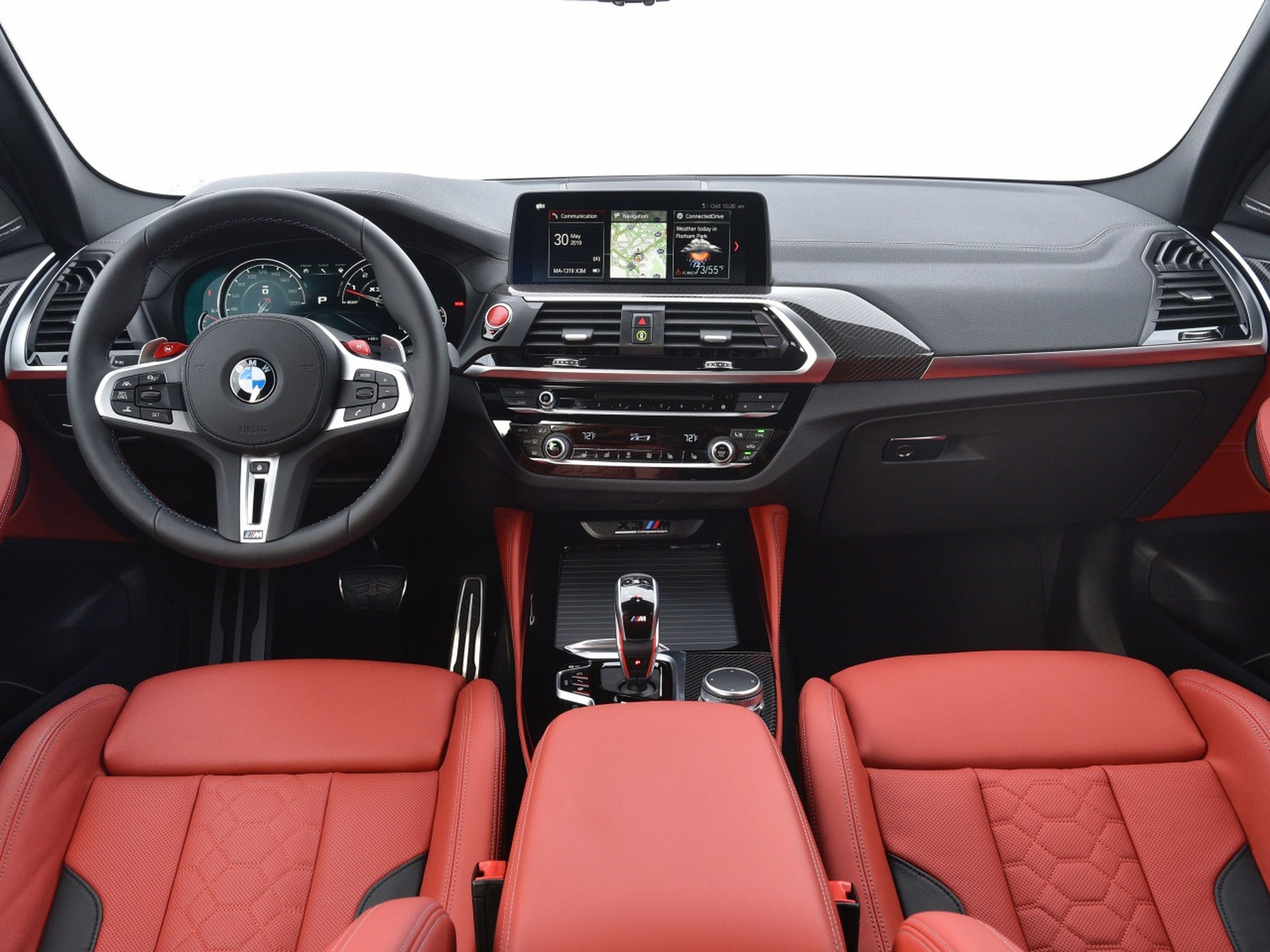 Interior del BMW X3 M Competition