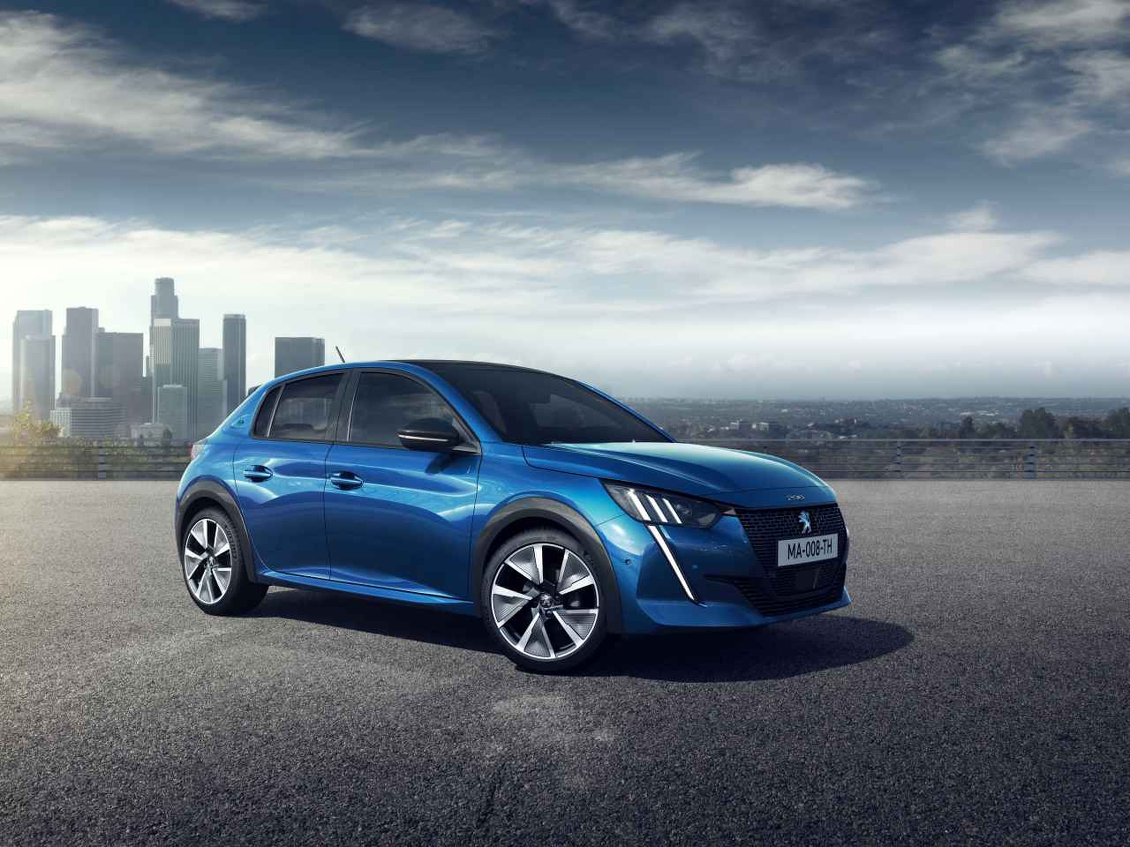 Peugeot 208 lateral-frontal