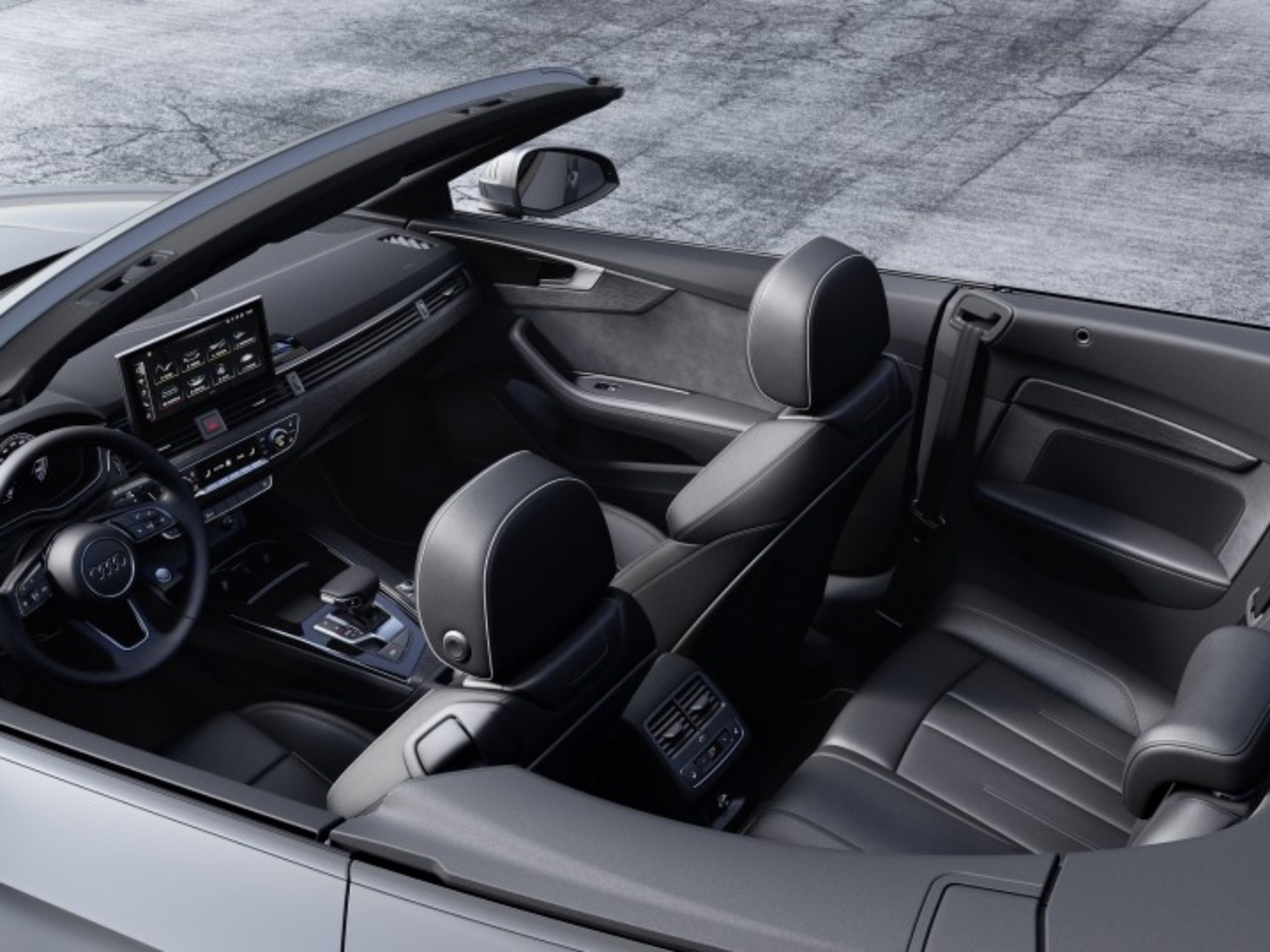 Audi A5 Cabrio interior cenital
