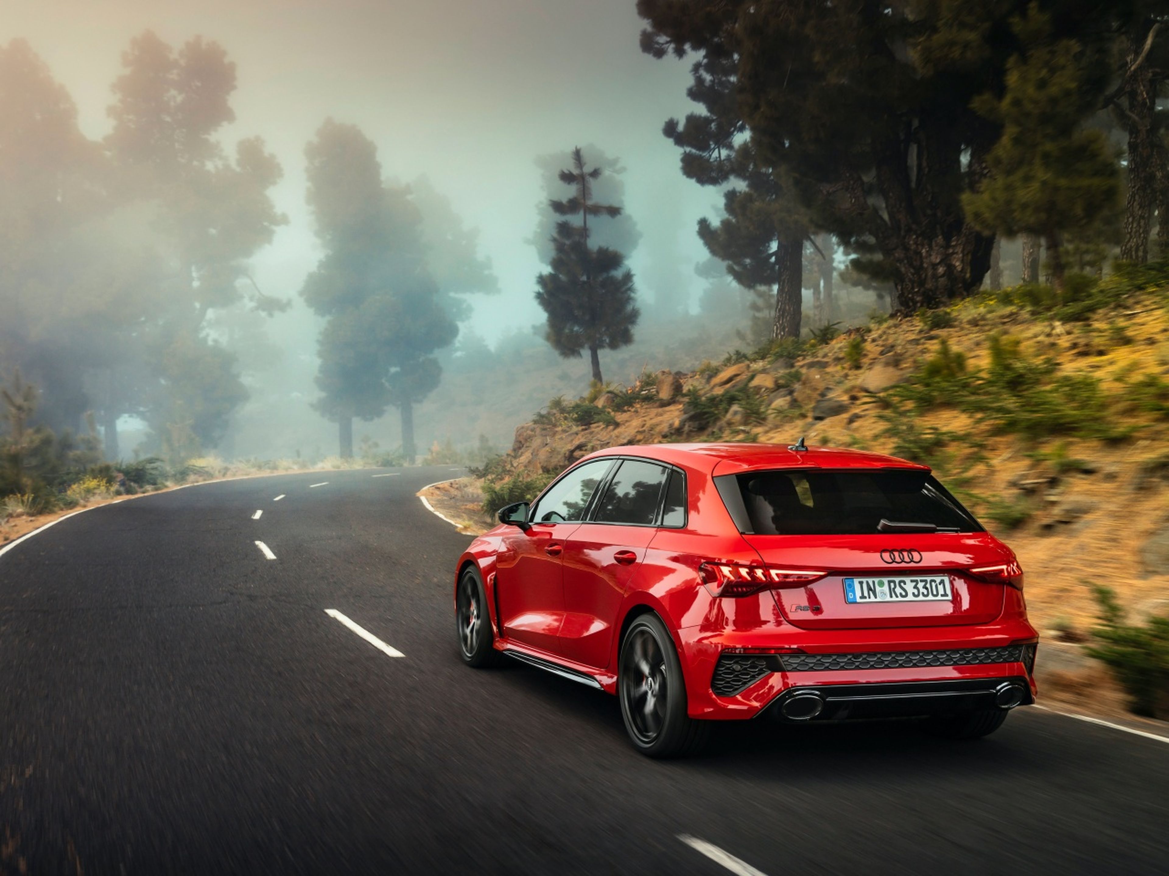Audi RS 3 Sportback trasera dinámica