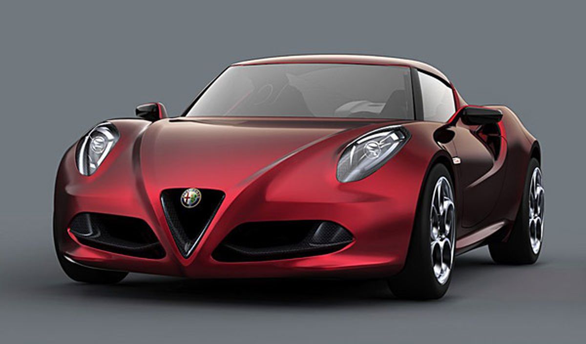 Faros con LED en el Alfa Romeo 4C Concept