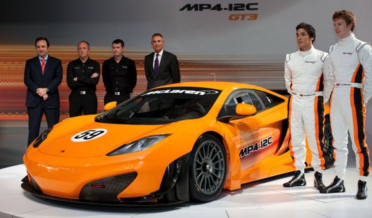 Presentación McLaren MP4-12C GT3