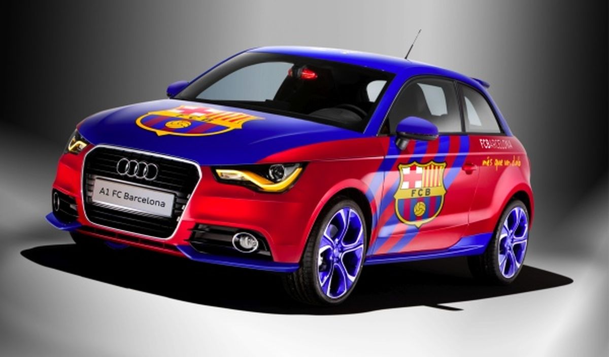 Audi A1 FC Barcelona frontal