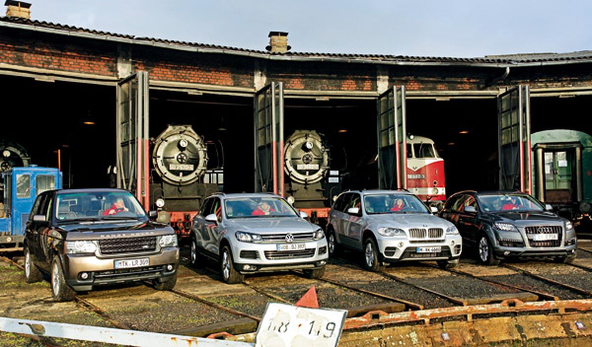 SUV Range Rover VW Touareg BMW X5 Audi Q7