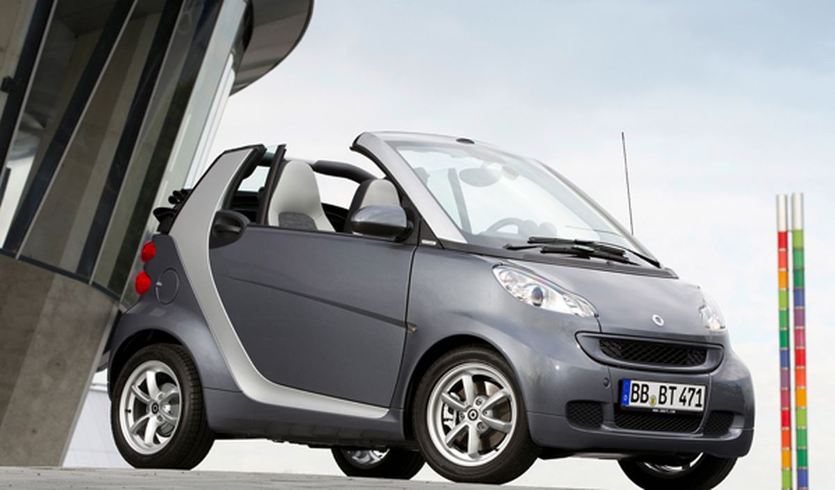 Smart Fortwo Pearlgrey lateral