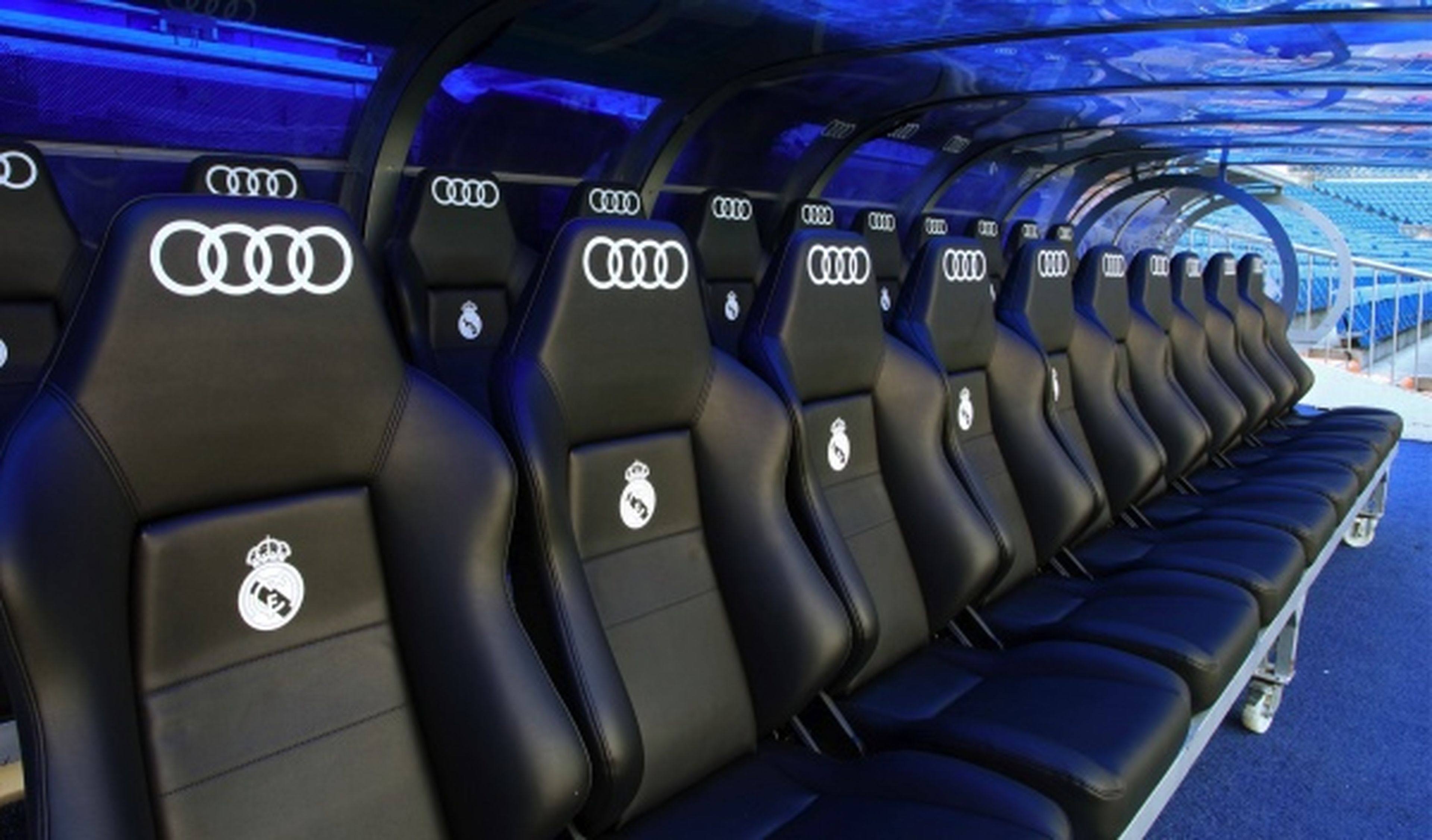 Asientos Audi en el estadio del Real Madrid