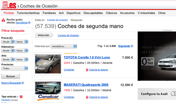 buscador de coches en AUTOBILD.ES Autobild.es