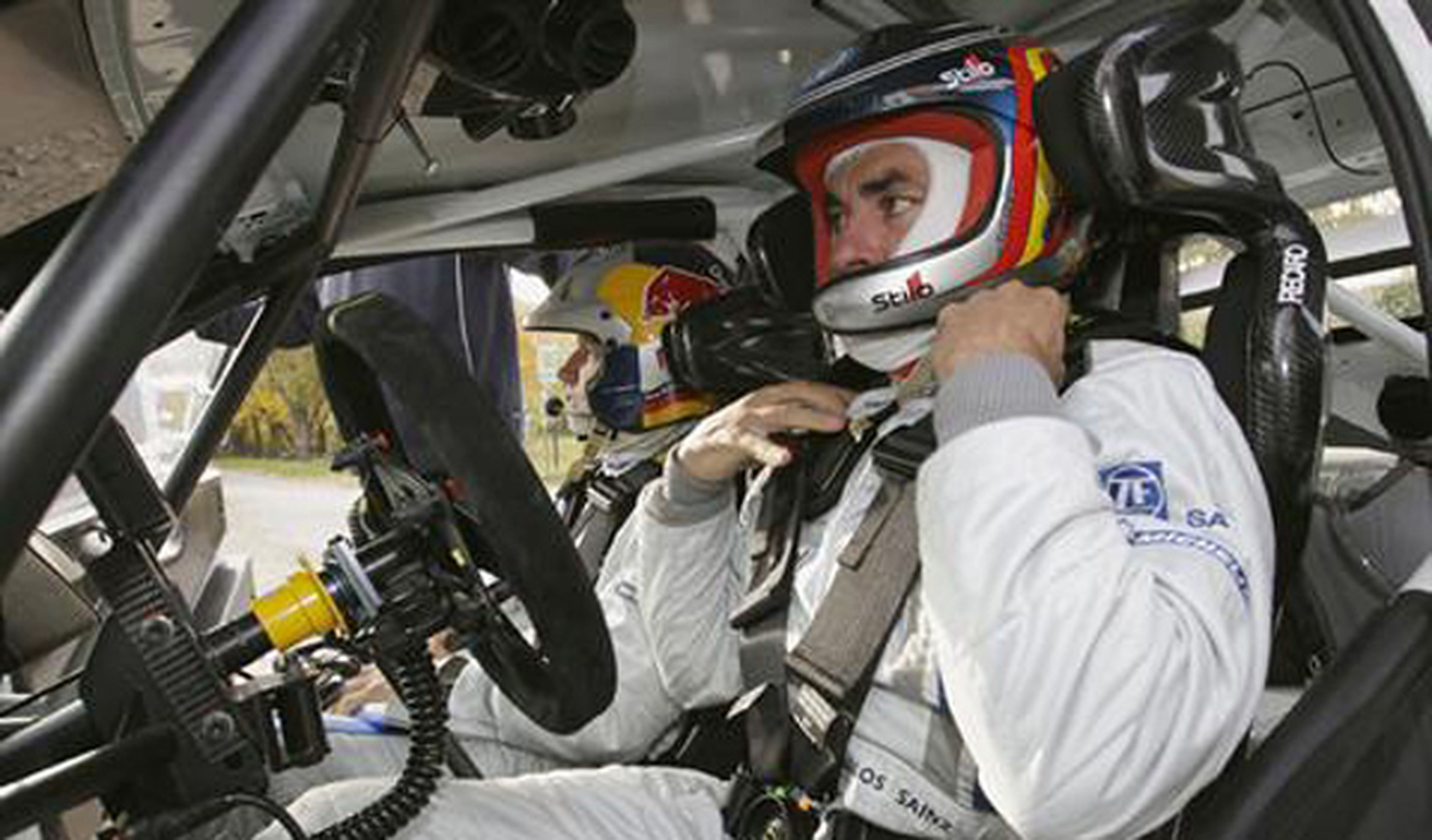 Carlos Sainz prueba el Volkswagen Polo R WRC
