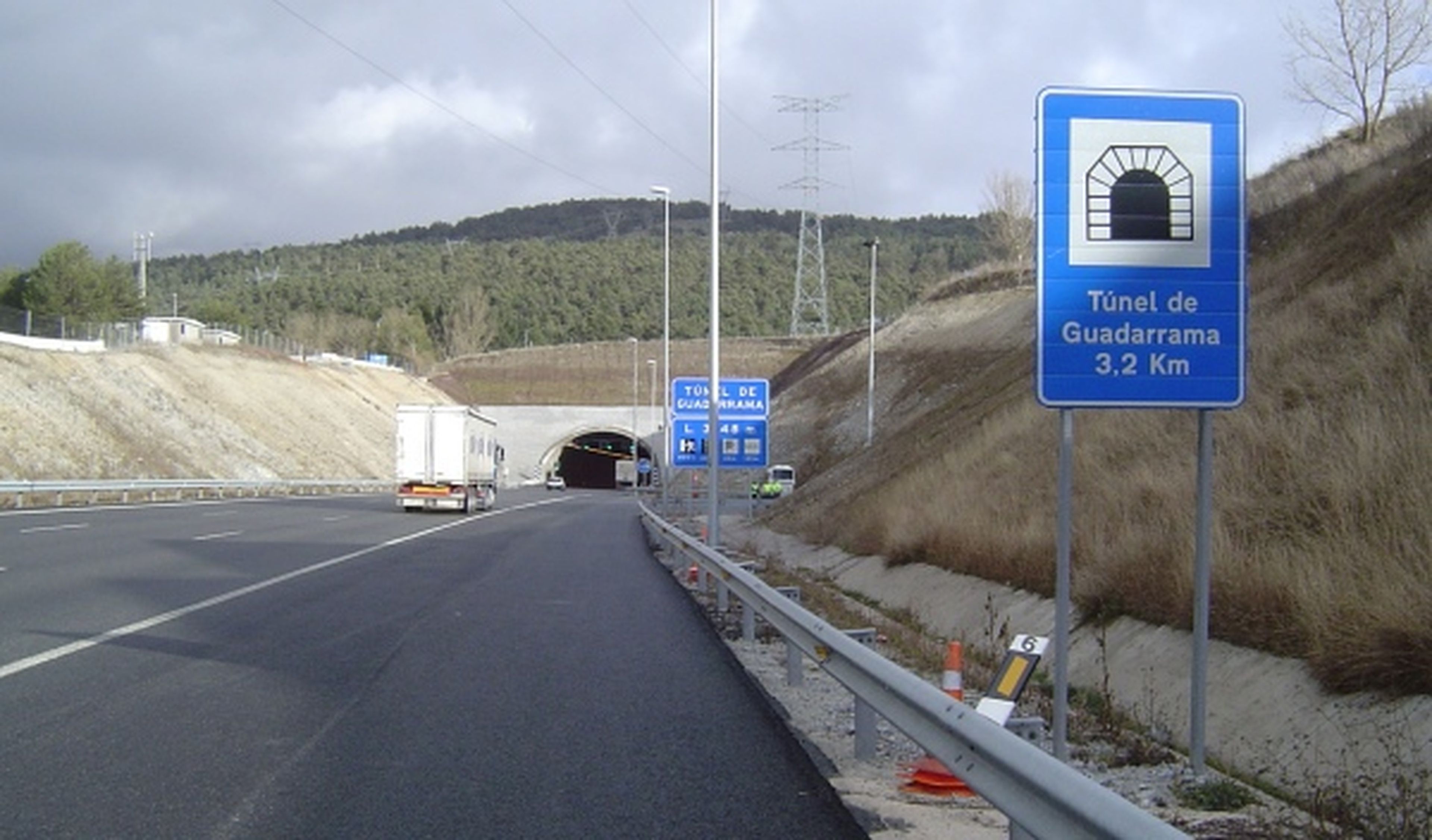 Nuevos radares de tramo en el túnel de Guadarrama