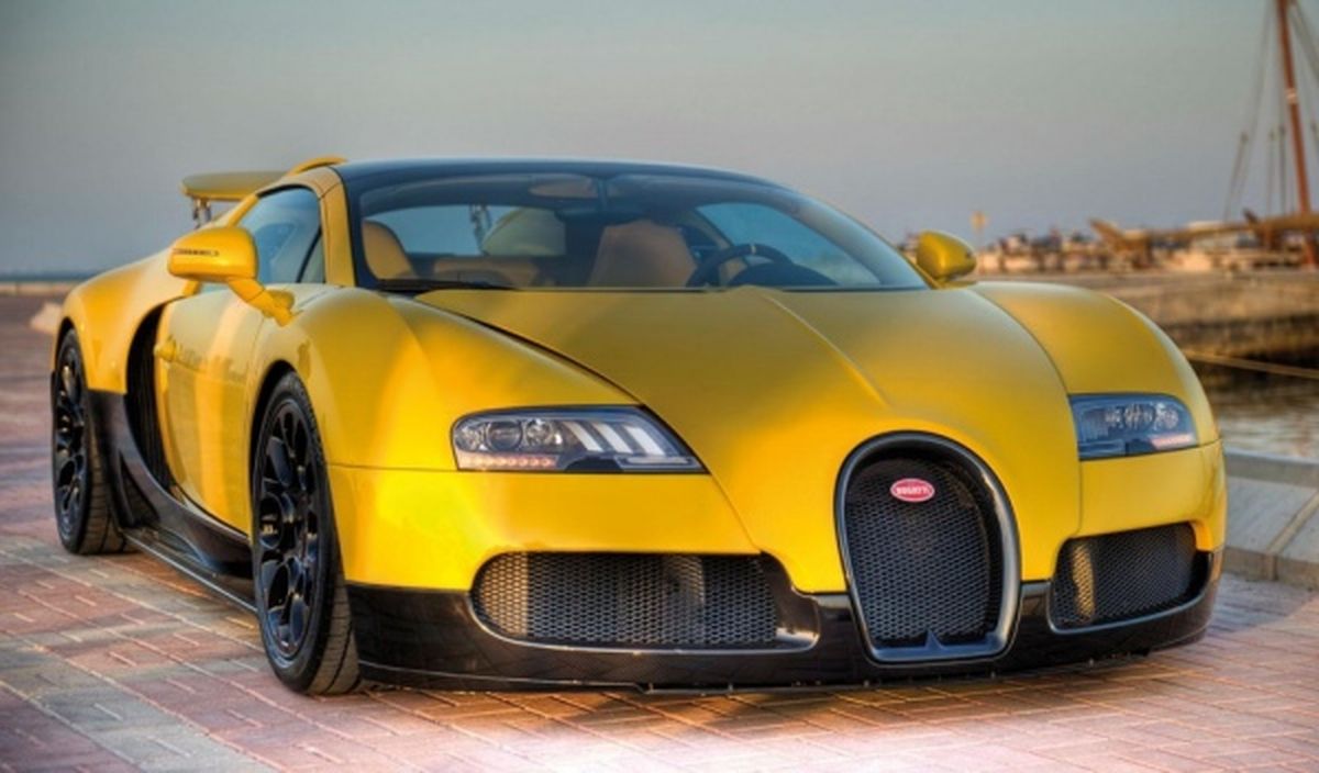 Delantera del Bugatti Veyron Grand Sport