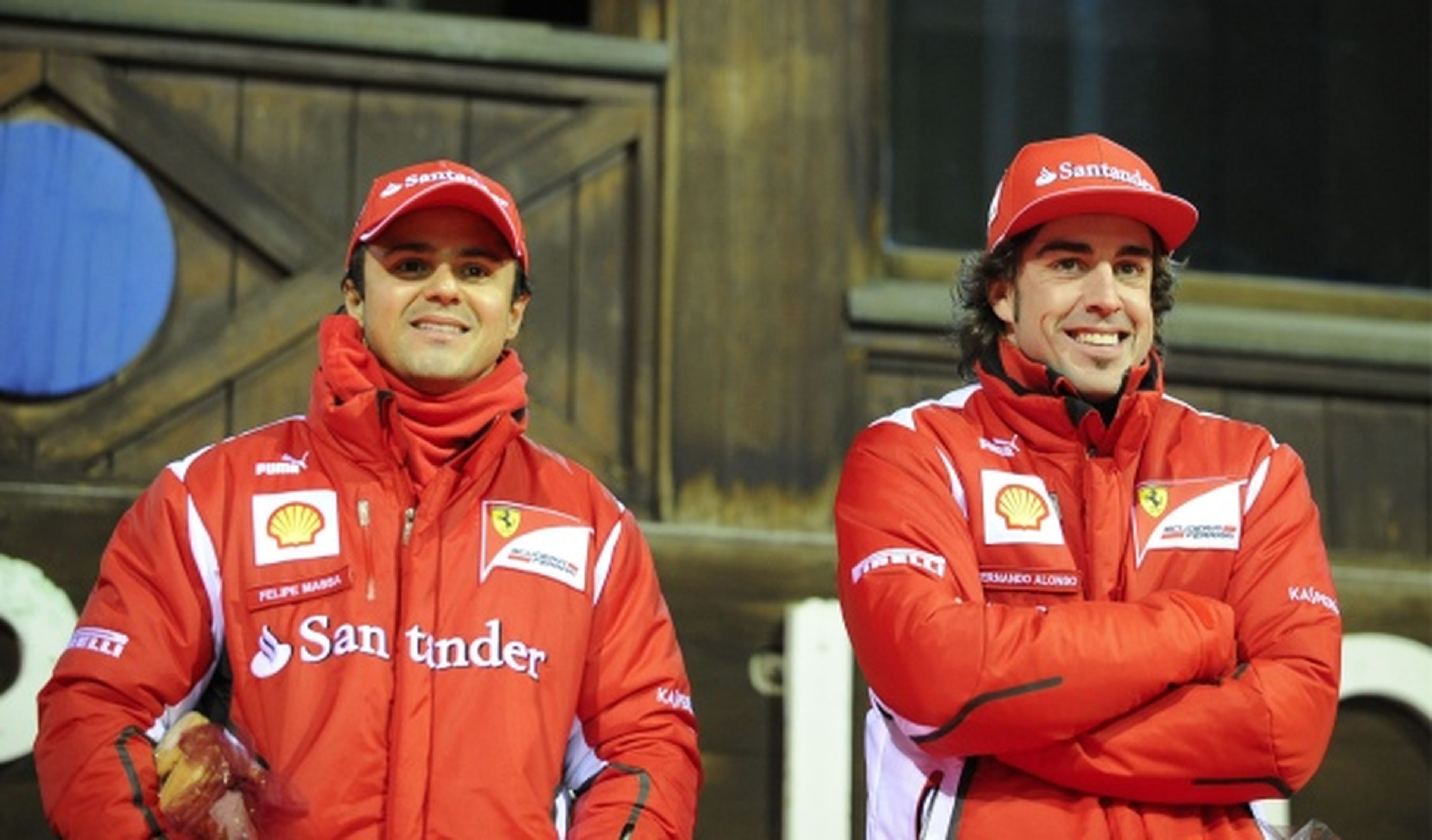 Alonso y Massa entrenan su físico en Lanzarote