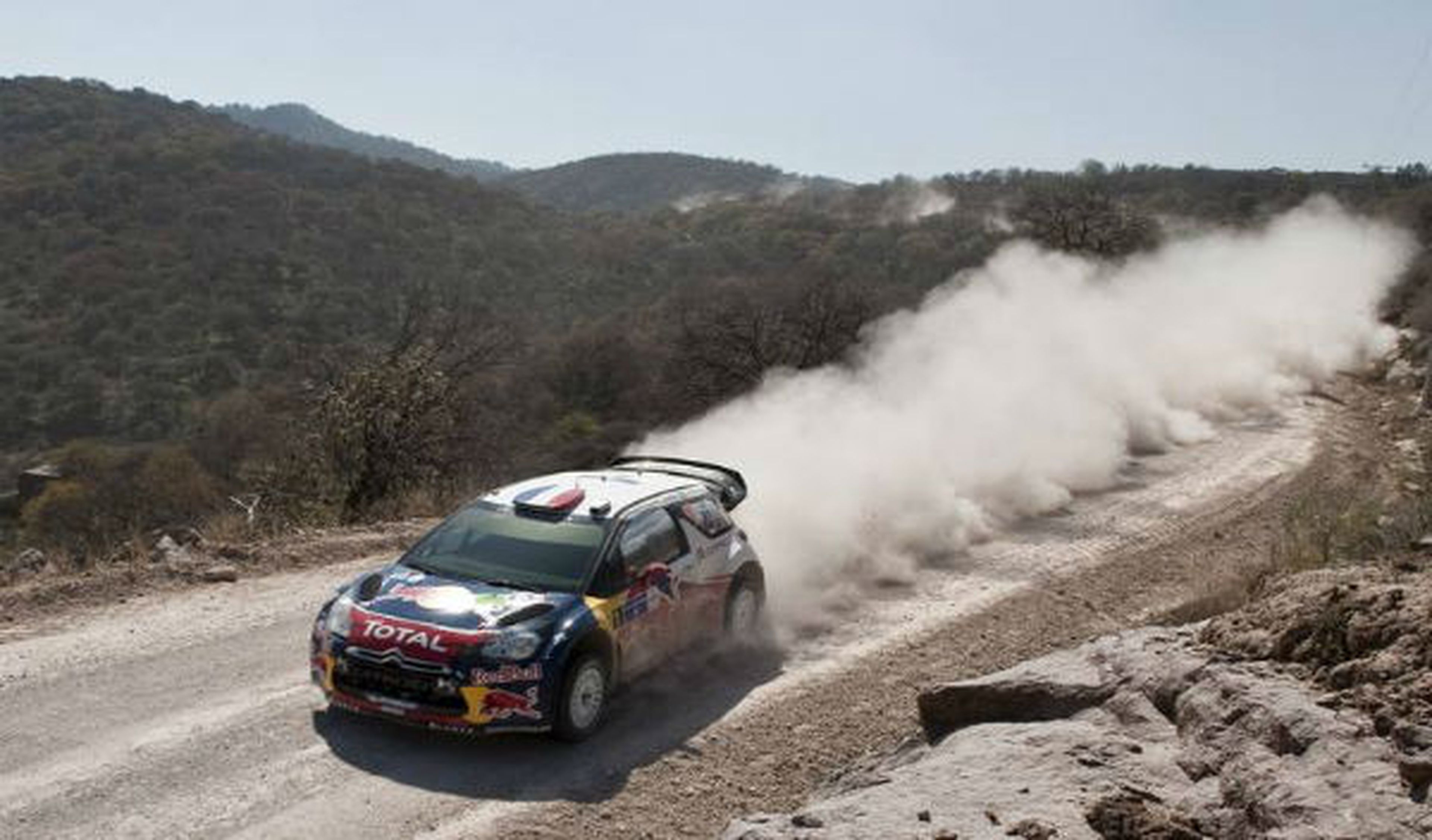Loeb es el nuevo líder del Rally de México 2012
