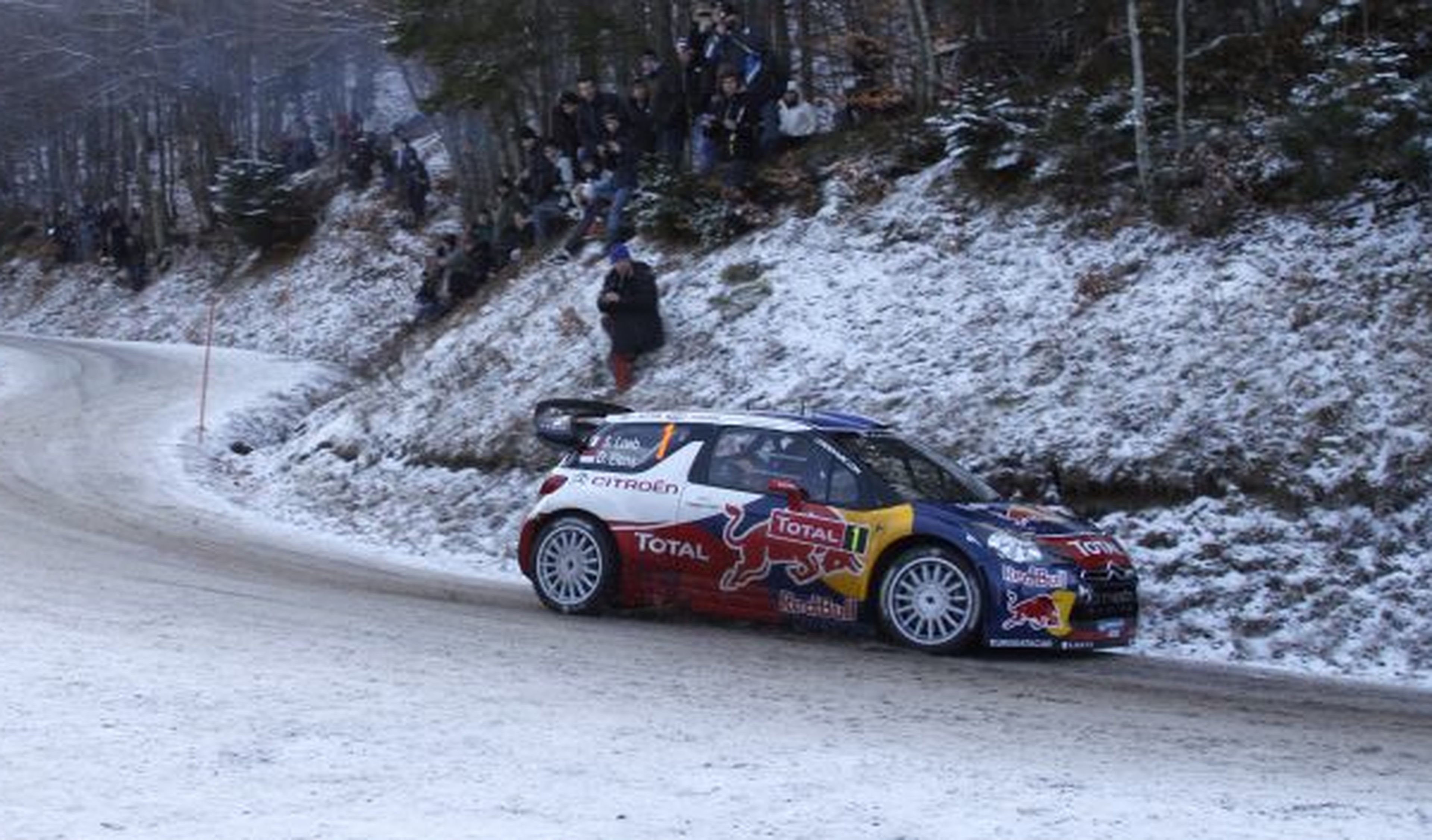 Loeb, líder tras la tercera etapa del Rally de Montecarlo