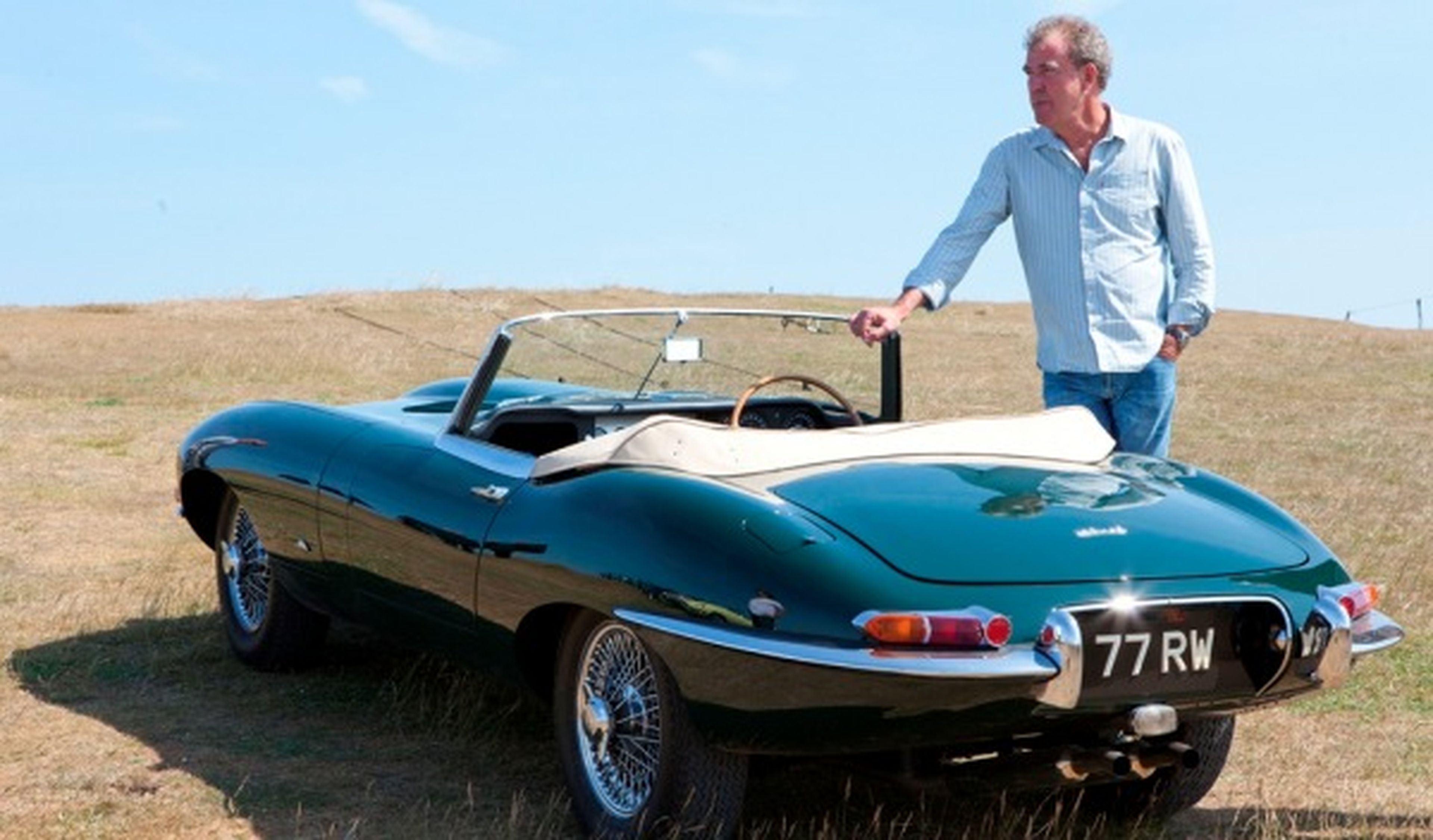 Jeremy Clarkson y Jaguar E-type