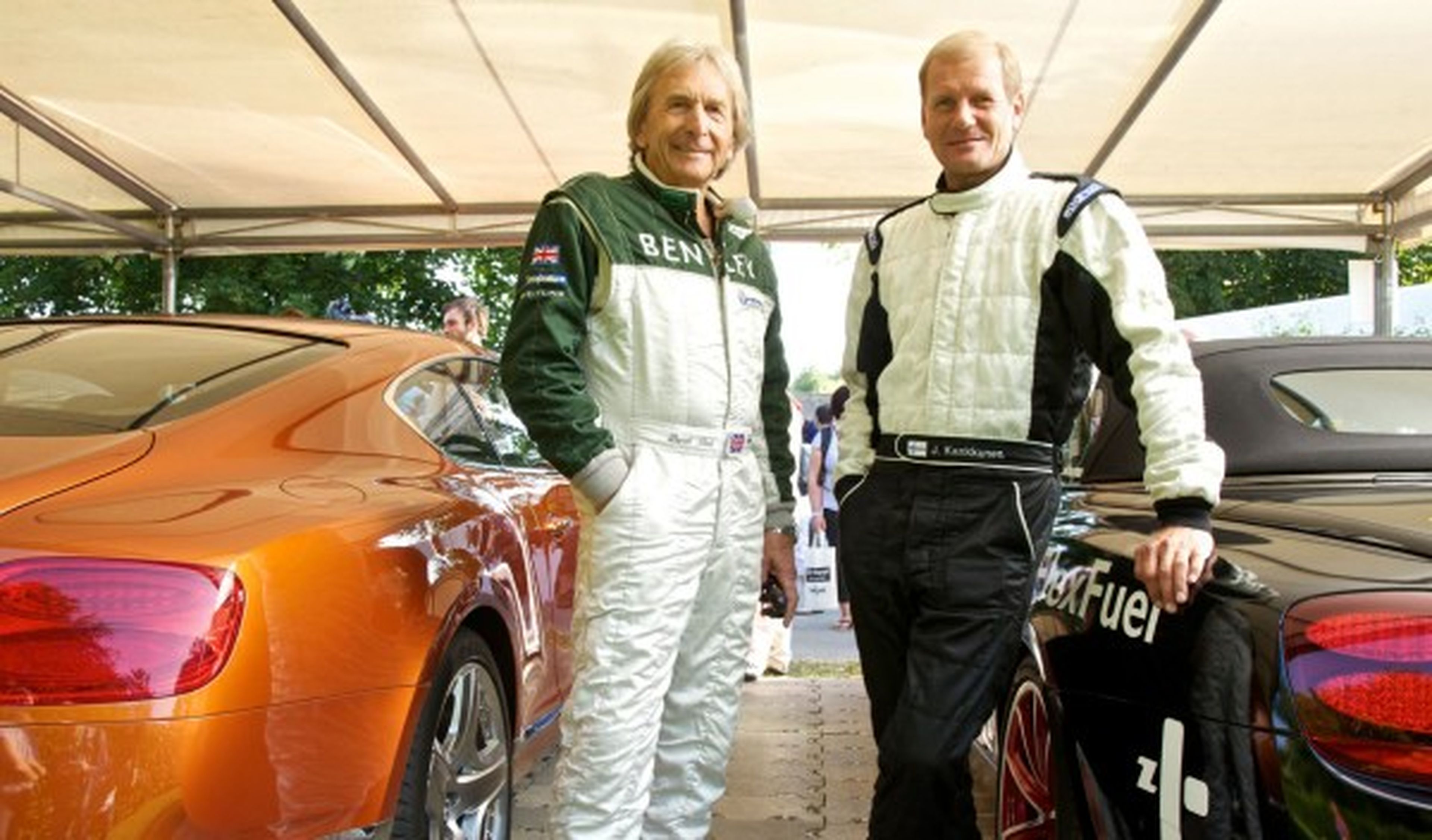 Pilotos de Bentley en Woodgood 2012