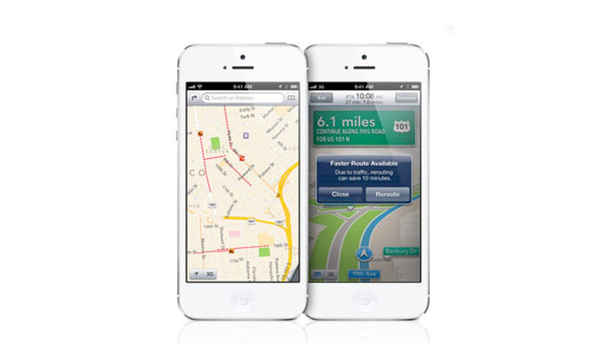 iPhone 5 mapas navegacion gps por voz