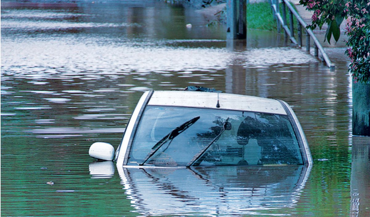 coches inundados