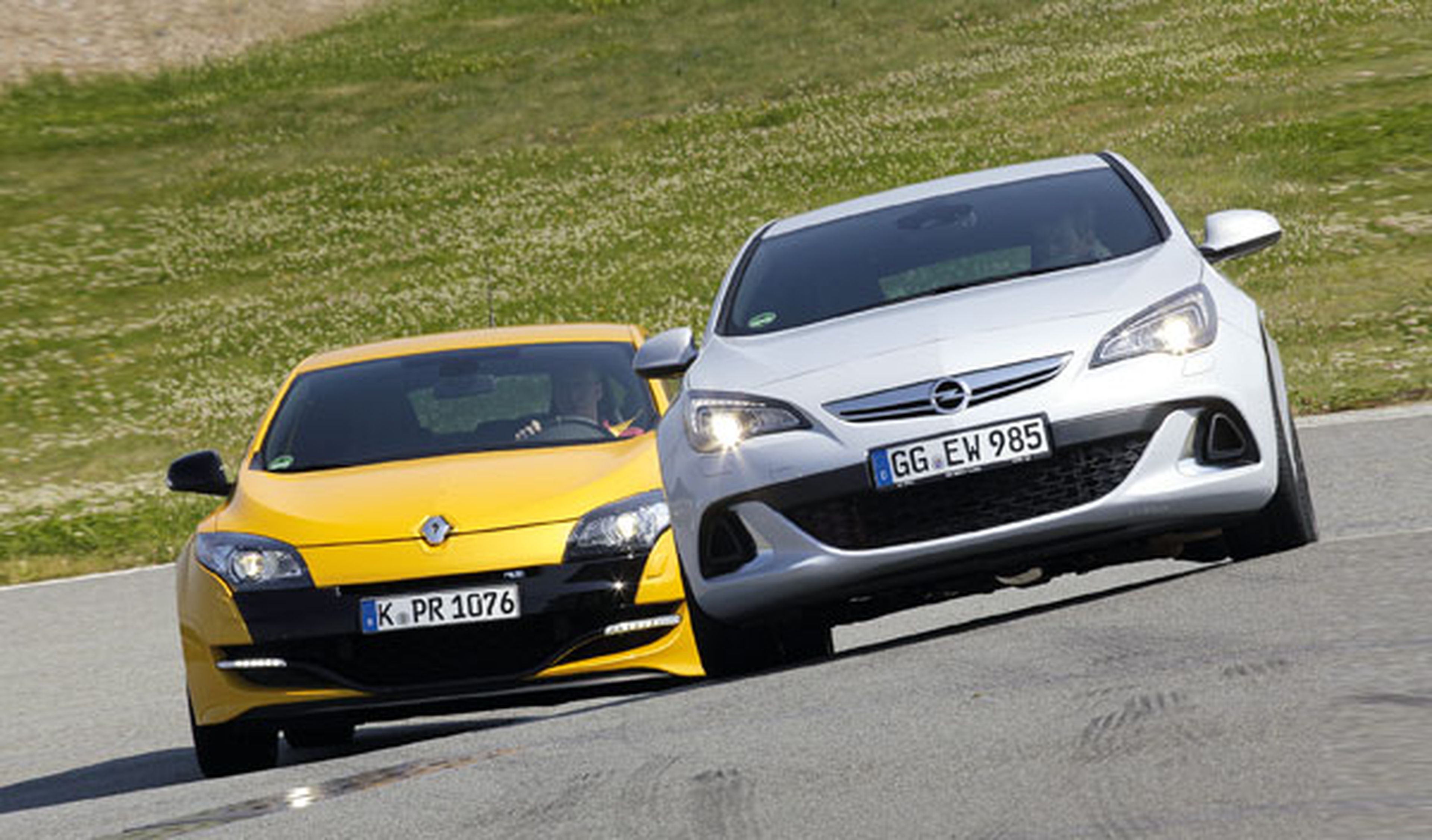 Renault Mégane Sport y Opel Astra OPC