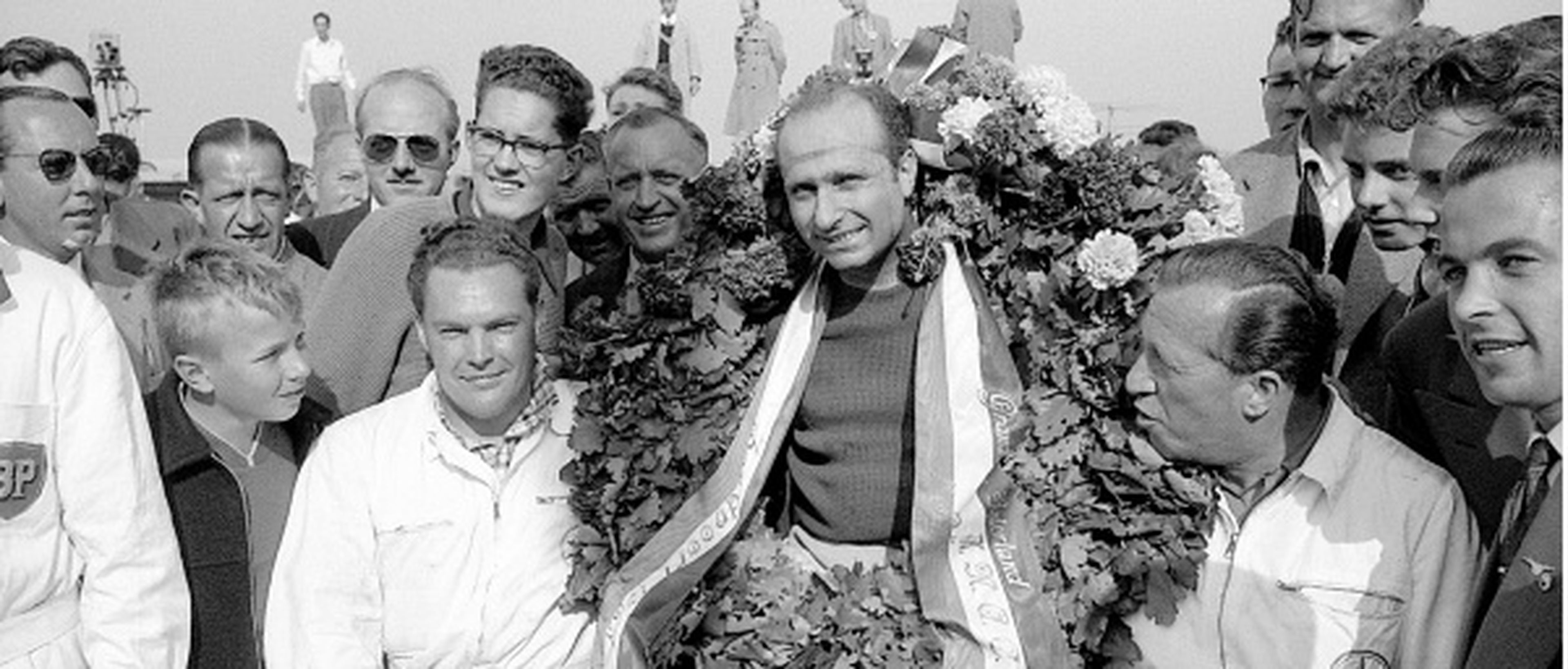 Fangio ganador de zandvoort 1955