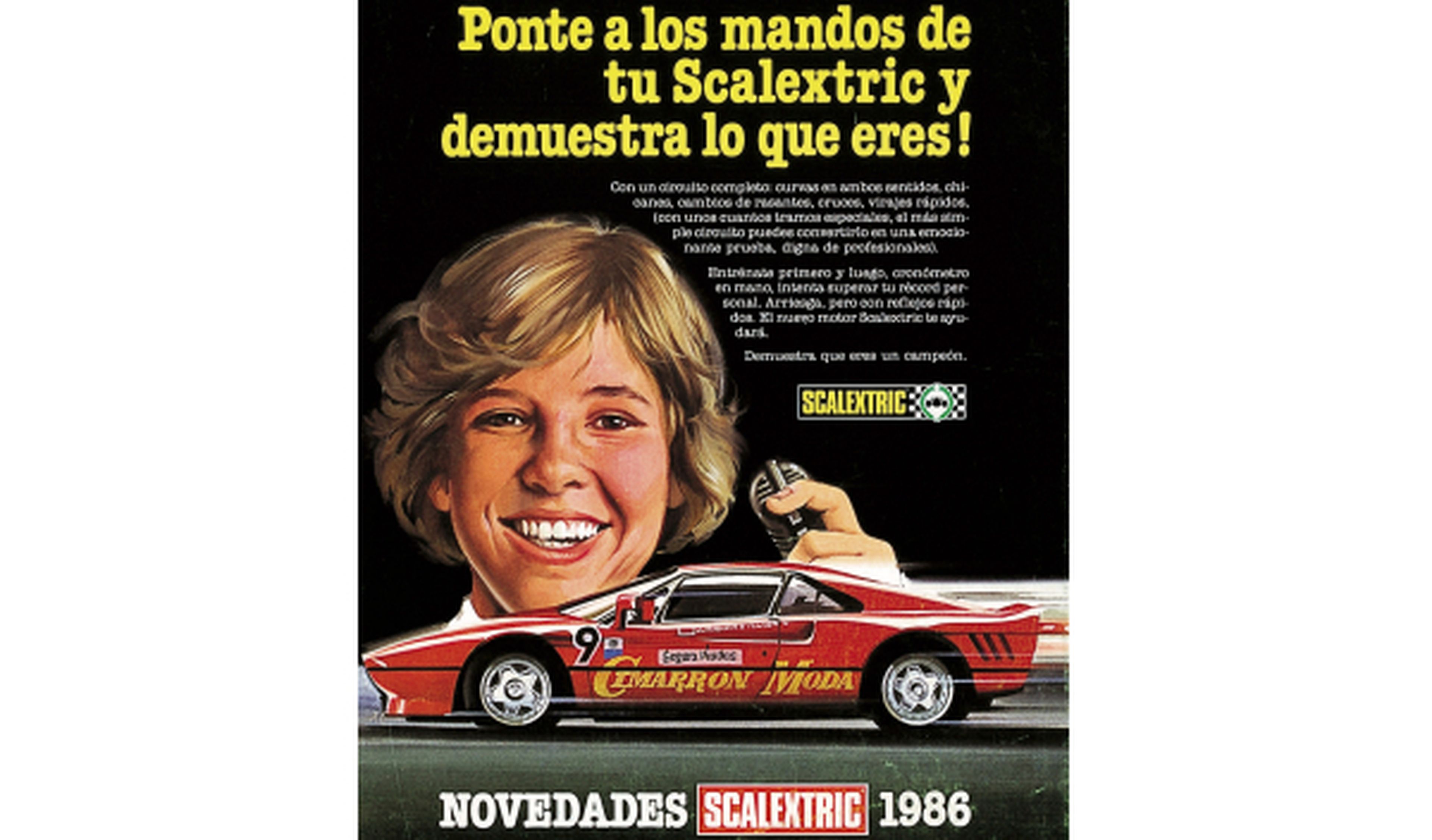 Publicidad Scalextric 1986
