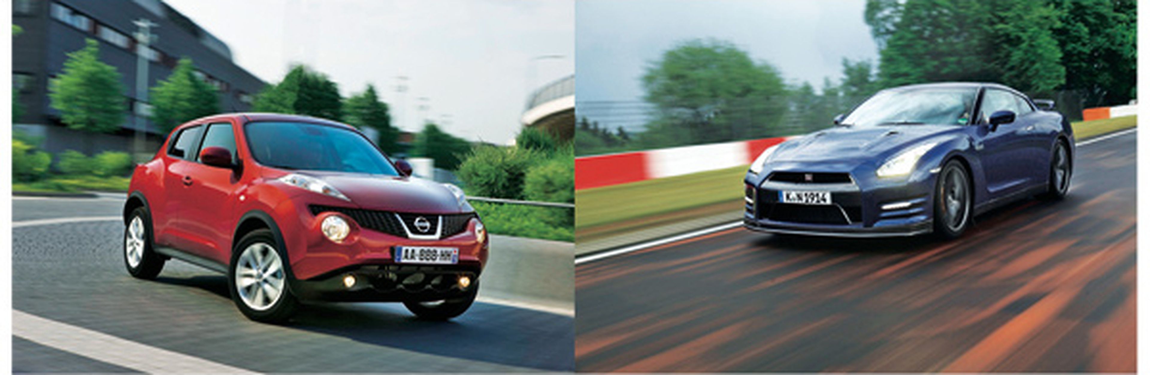 Nissan Juke y Nissan GT-R