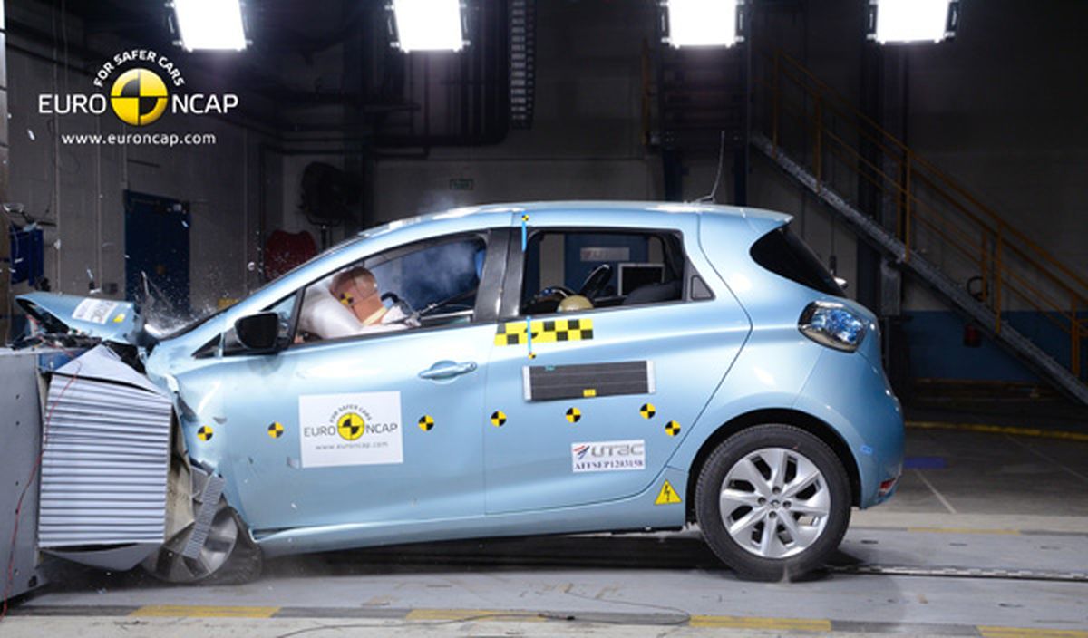 El Renault Zoe ha obtenido un 89% de la puntuación del Euro NCAP en sus crash test