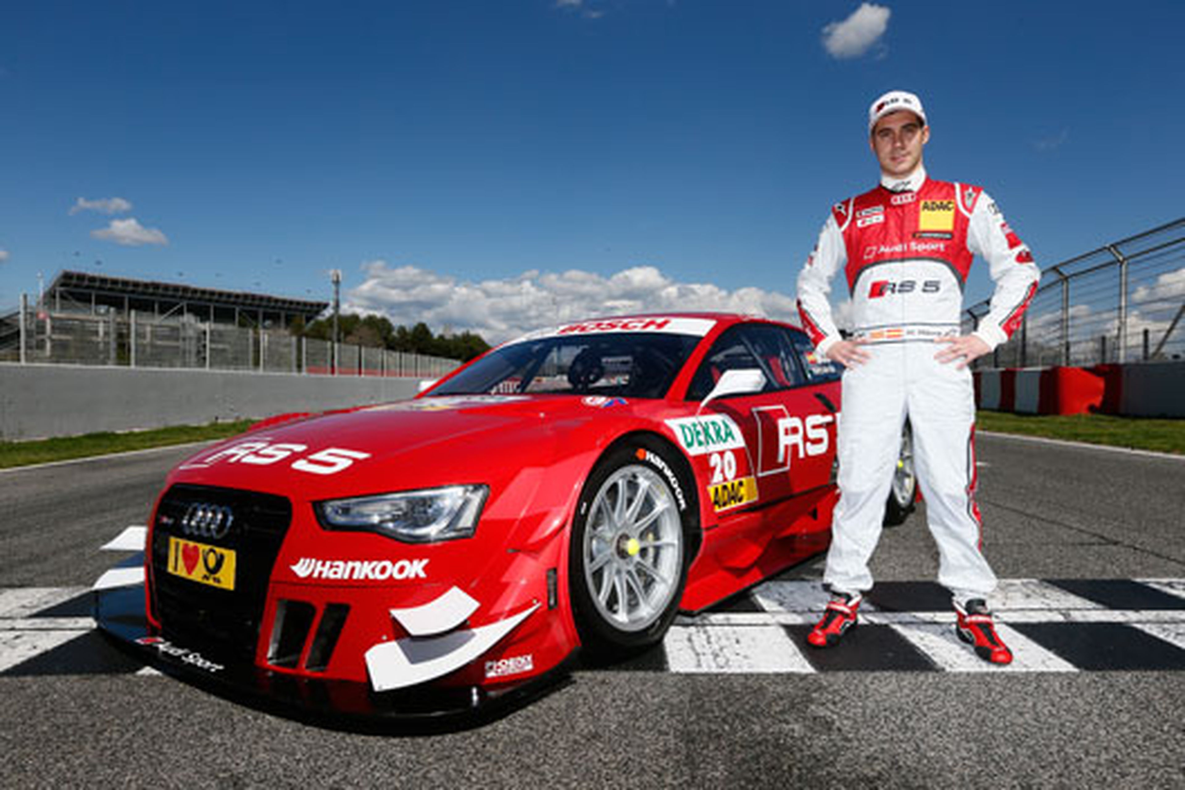 Miguel Molina presenta su nuevo Audi RS 5 DTM en Montmeló