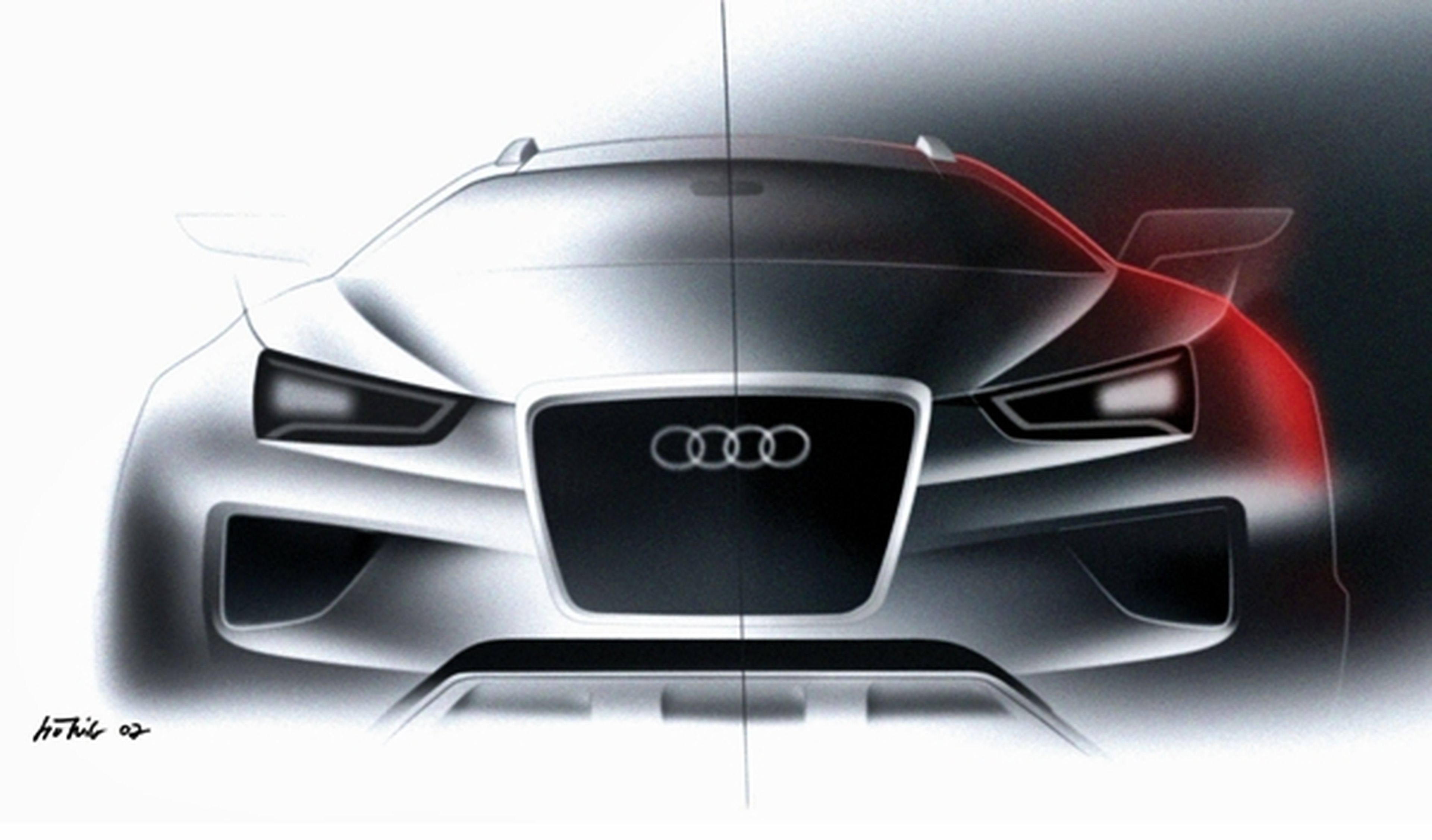 Cambio de diseño en Audi. Boceto del Crosslane Coupe