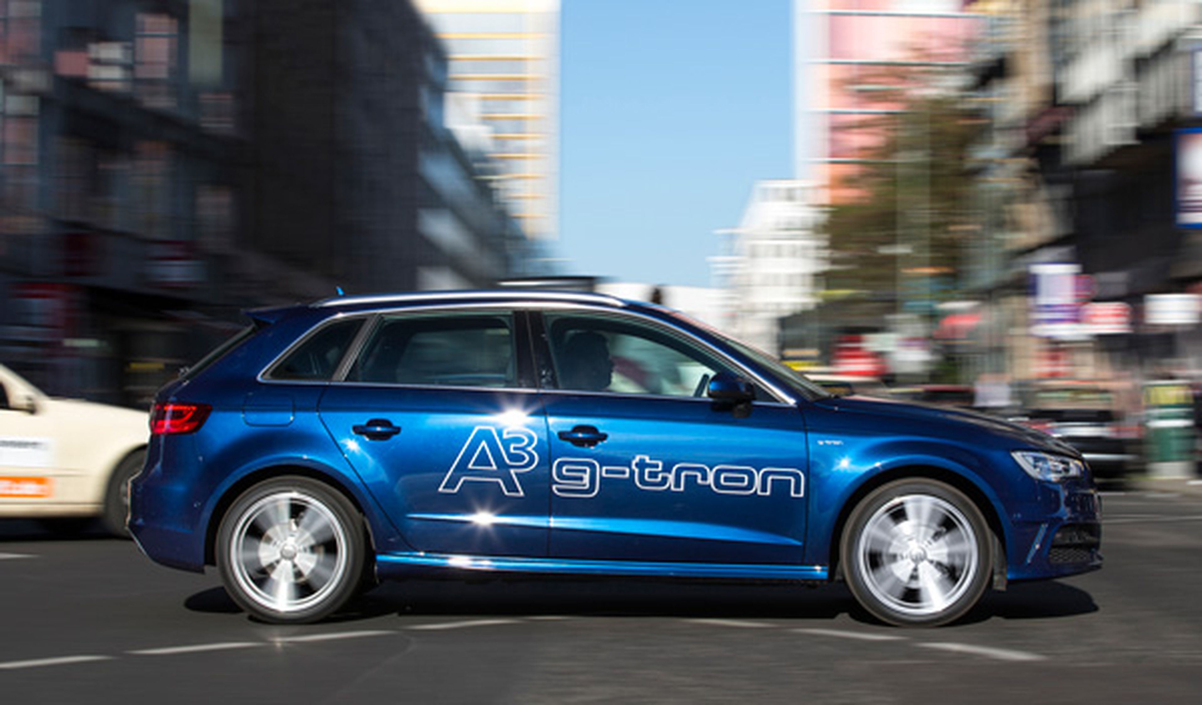 El Audi A3 g-tron tiene una autonomía conjunta de 1.300 km