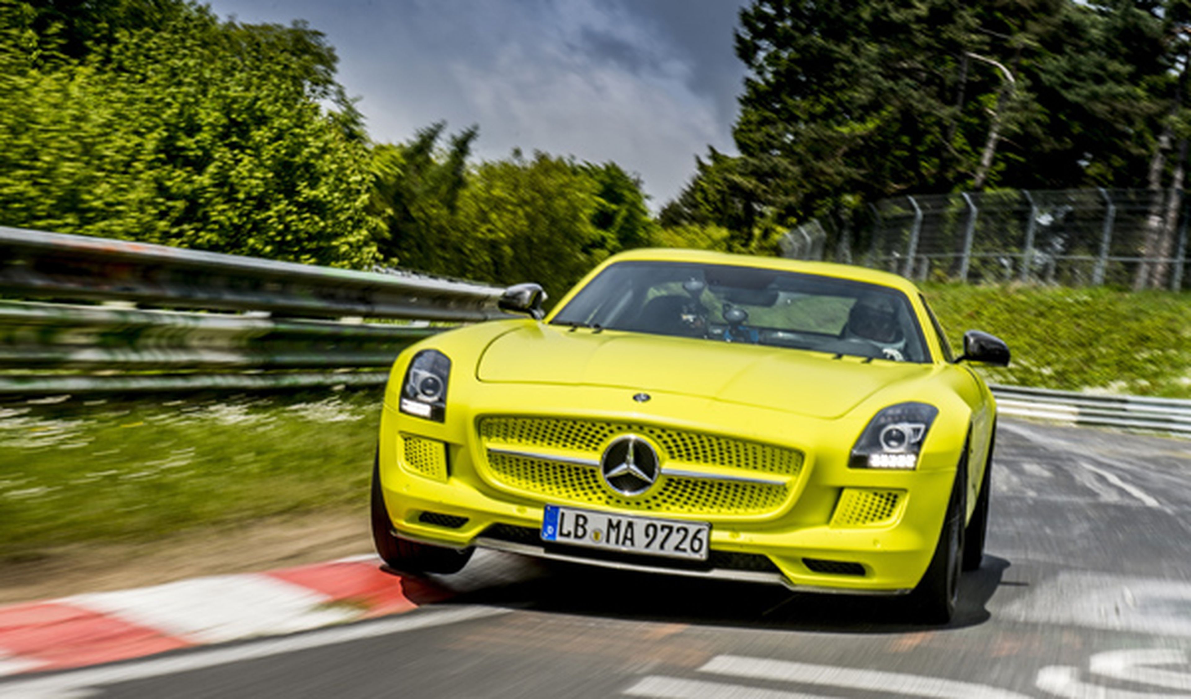 mercedes sls amg coupe electric