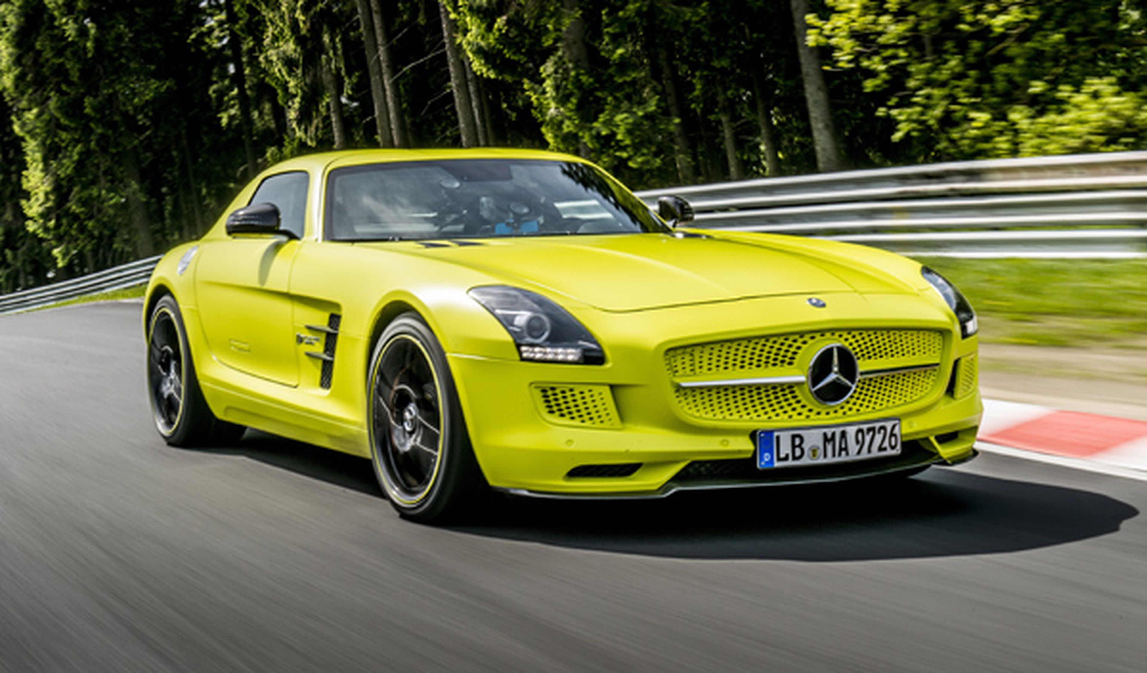 mercedes sls amg coupe electric drive