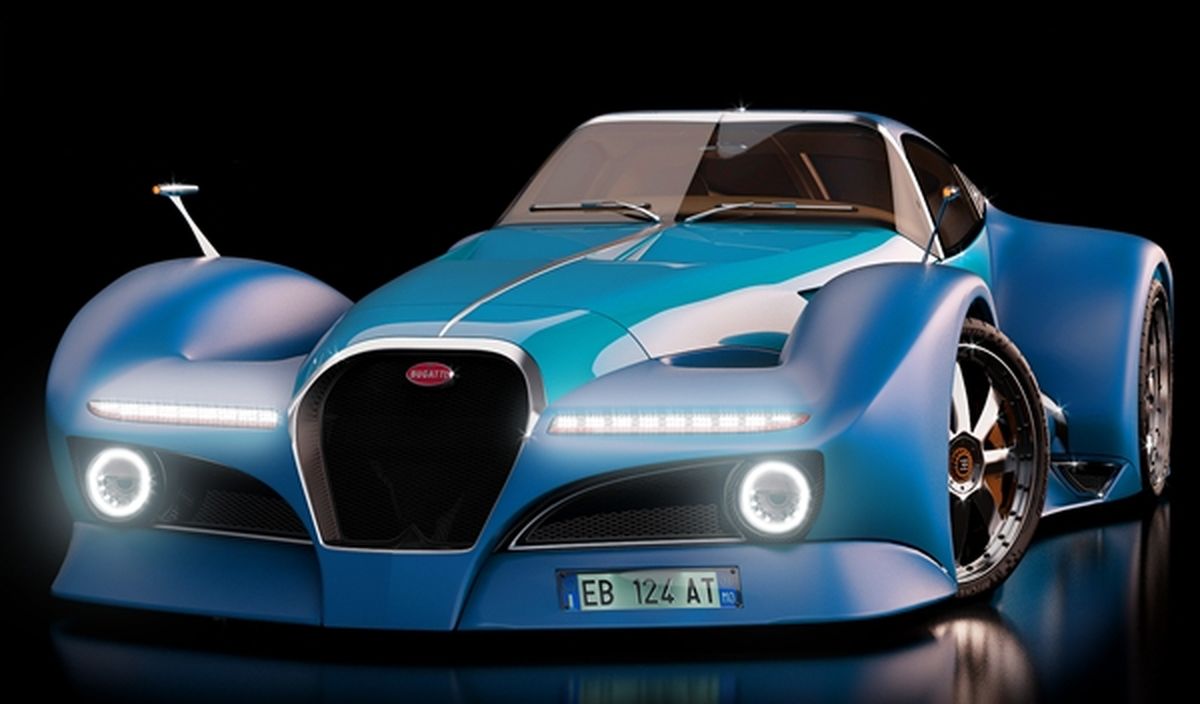 Bugatti 12.4 Atlantique Concept frontal