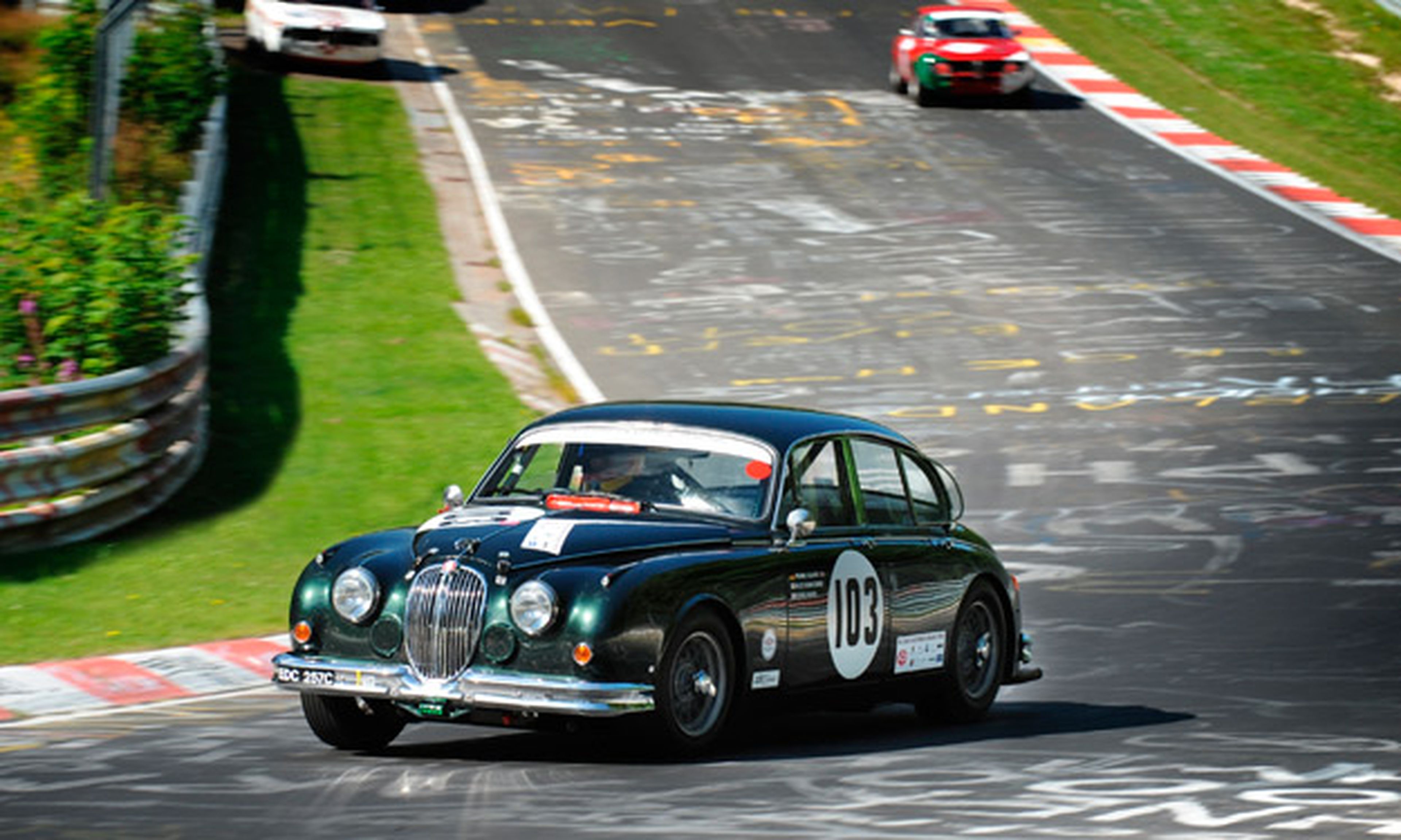 Jaguar clásico Nürburgring