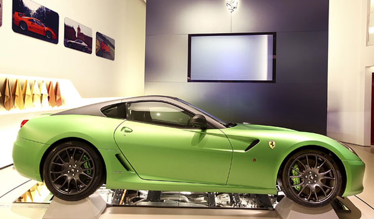 El prototipo italiano ha rebajado su centro de gravedad con respecto al 599 GTB Fiorano