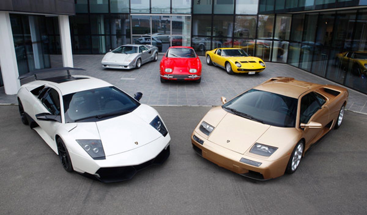 Lamborghini lo reunió con otros históricos modelos