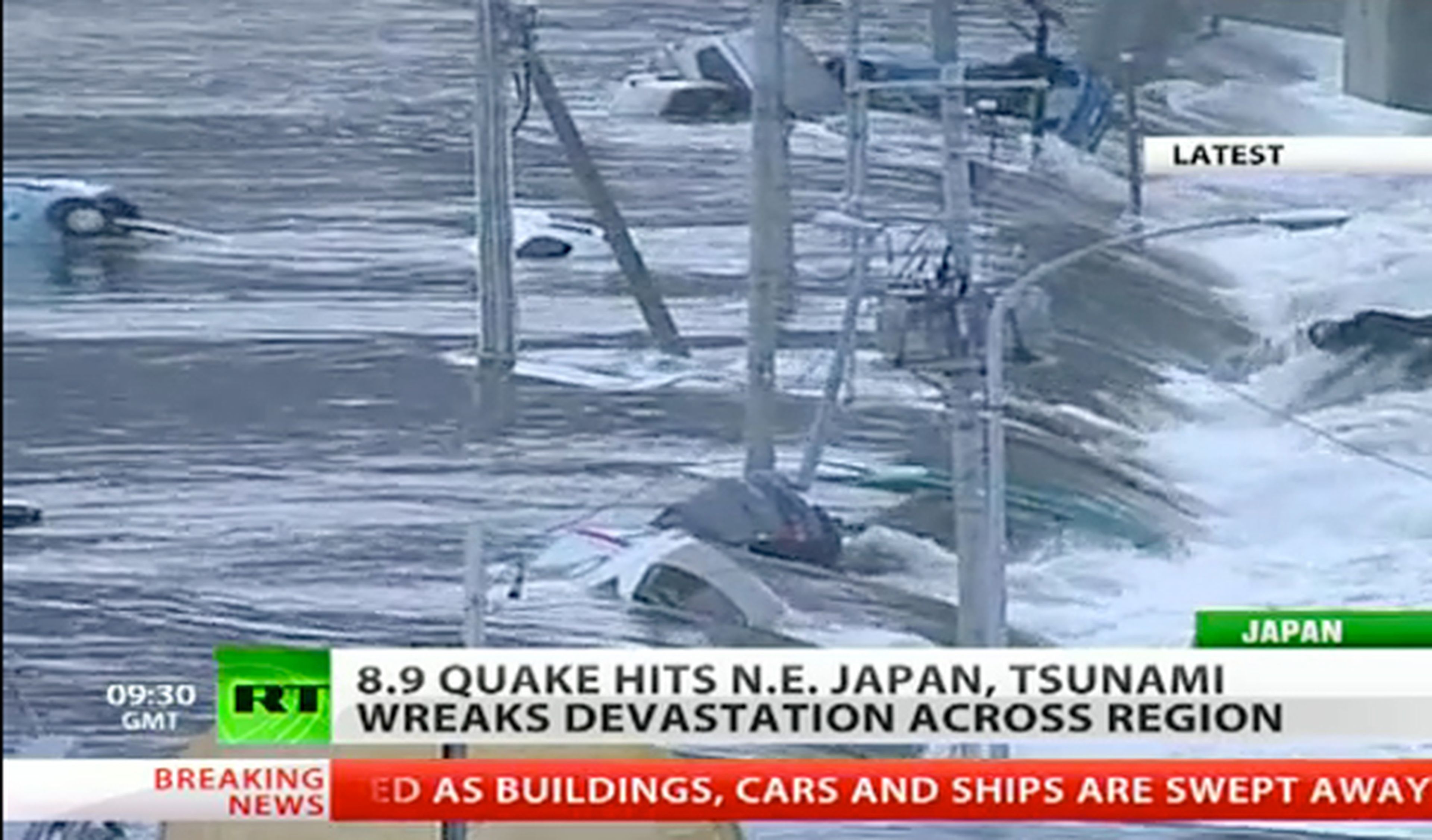 El terremoto y el 'tsunami' paralizan la fabricación de Honda, Toyota y Nissan en Japón