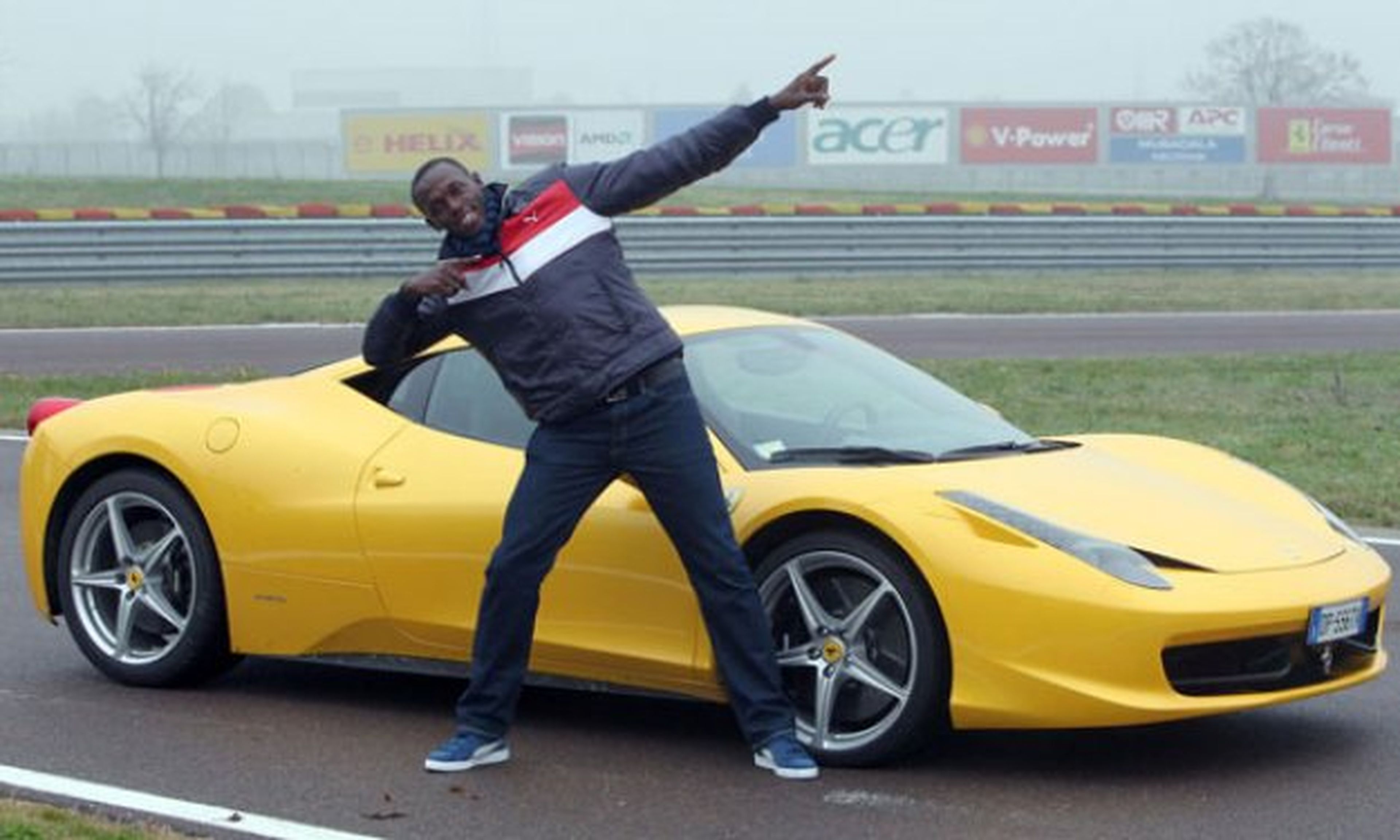 Usain Bolt sufre un accidente de tráfico del que sale ileso