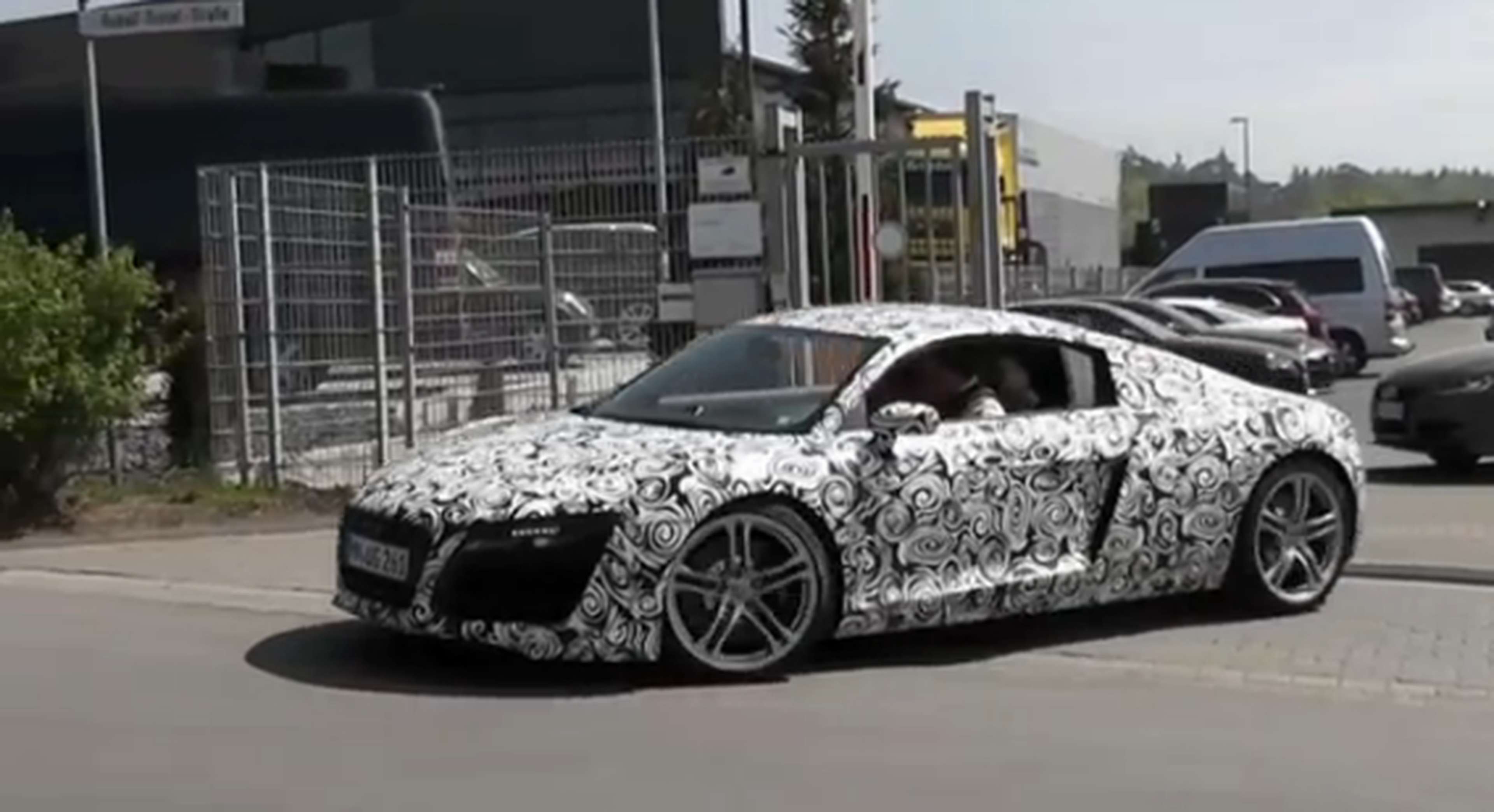 El Audi R8 2013, descubierto rodando en Nürburgring