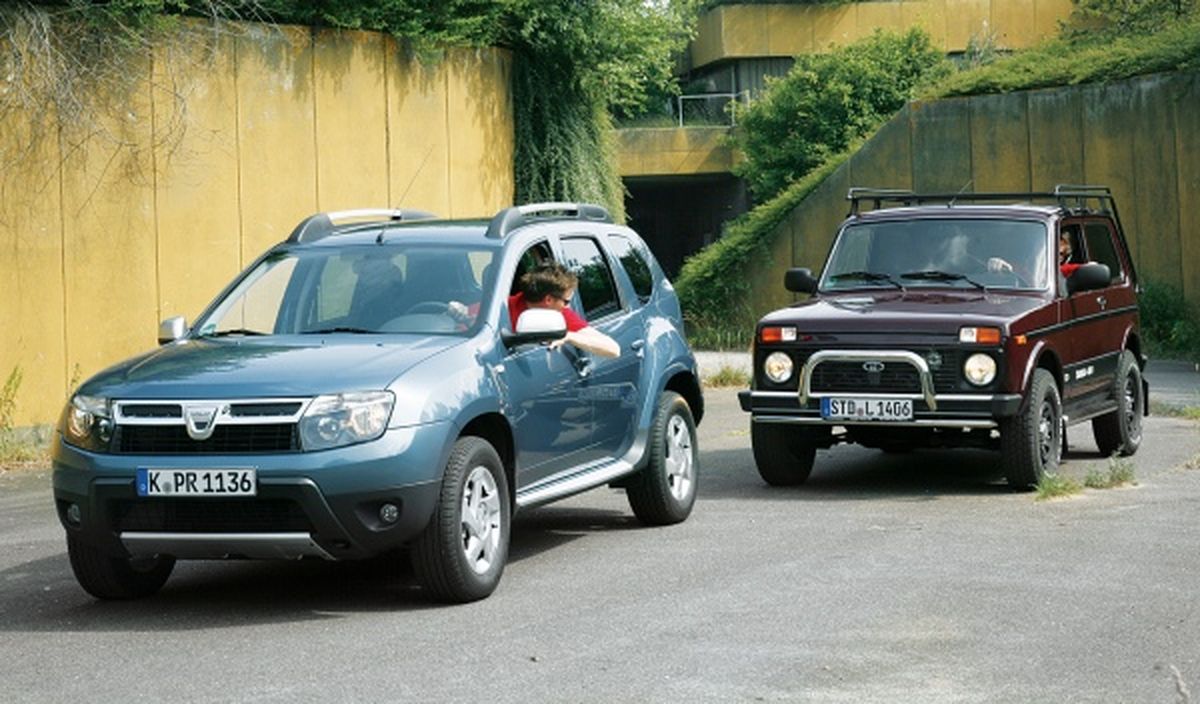 Dacia Duster y Lada Niva frente a frente