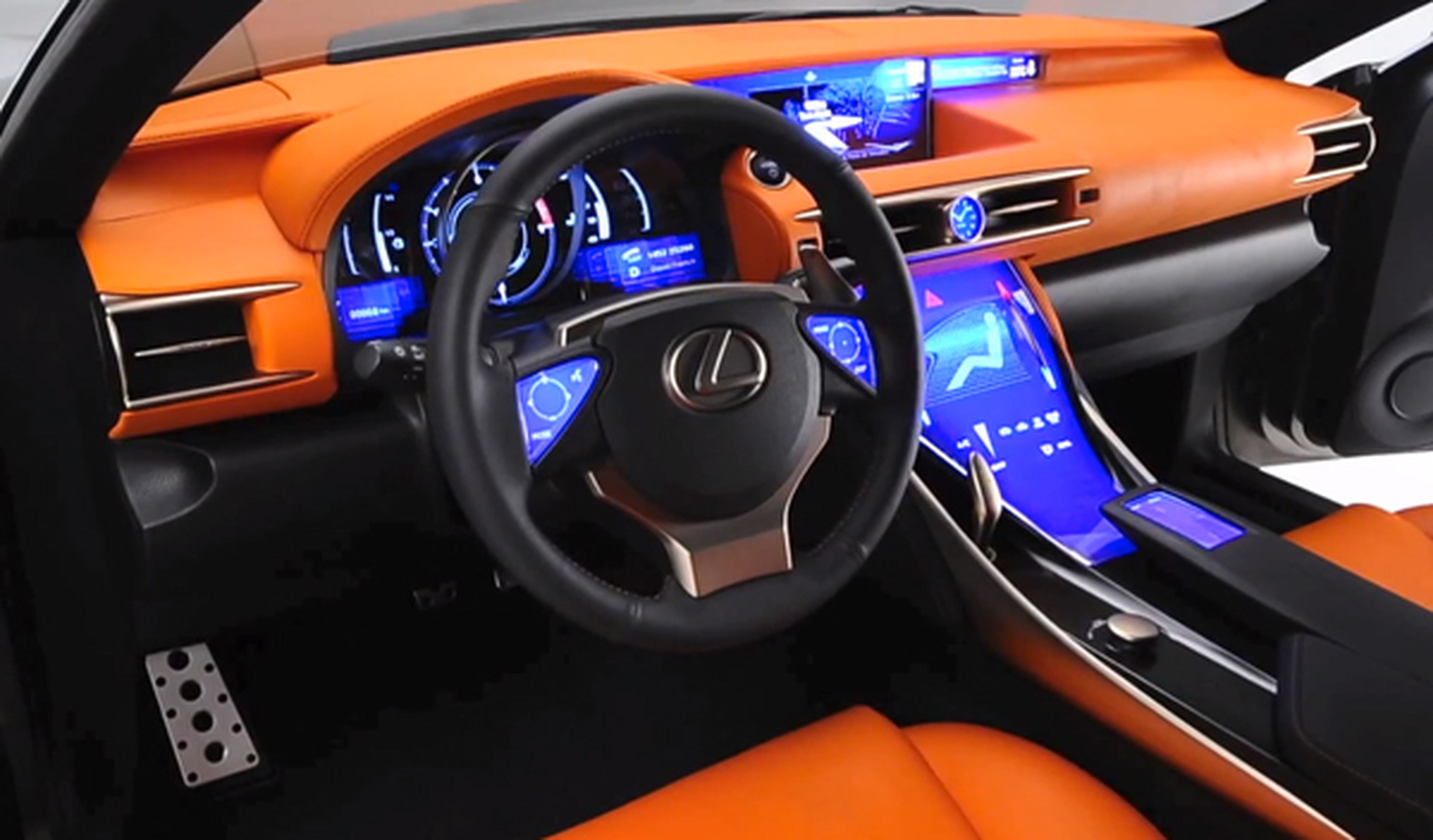 Lexus LF-CC: primeras imágenes del interior