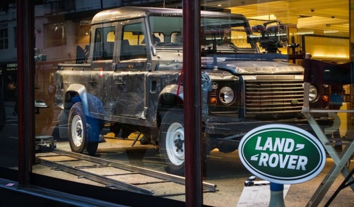 Land Rover Defender en Harrods