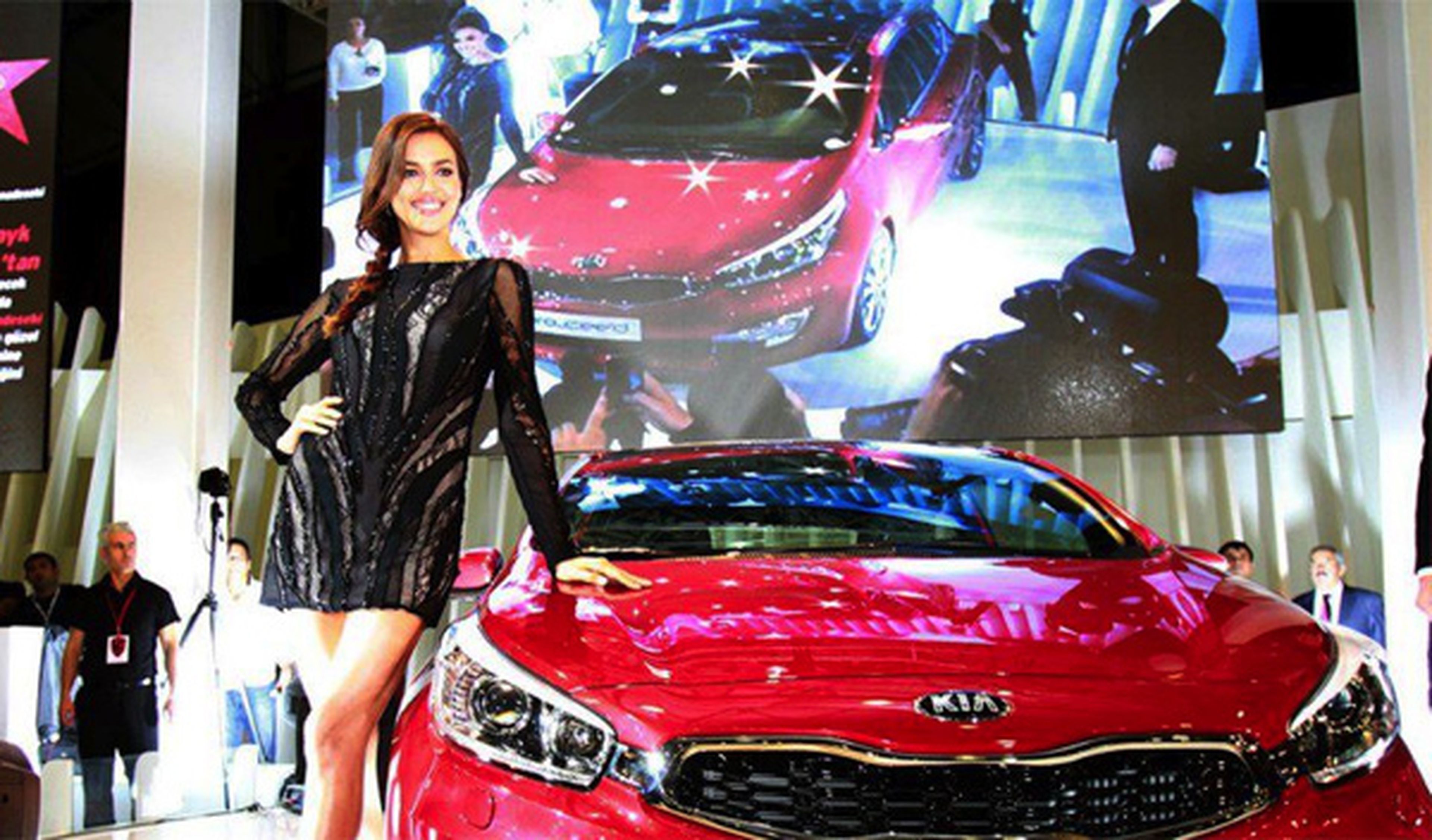 Irina Shayk, la nueva imagen del Kia pro cee'd