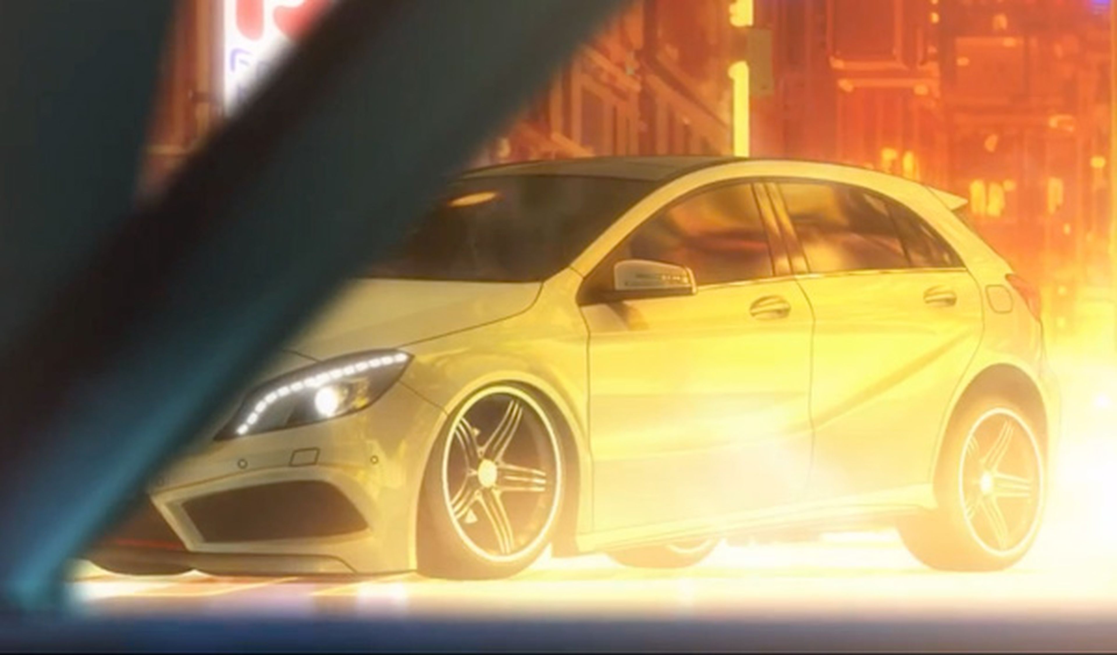El Mercedes Clase A llega a Japón en un corto anime