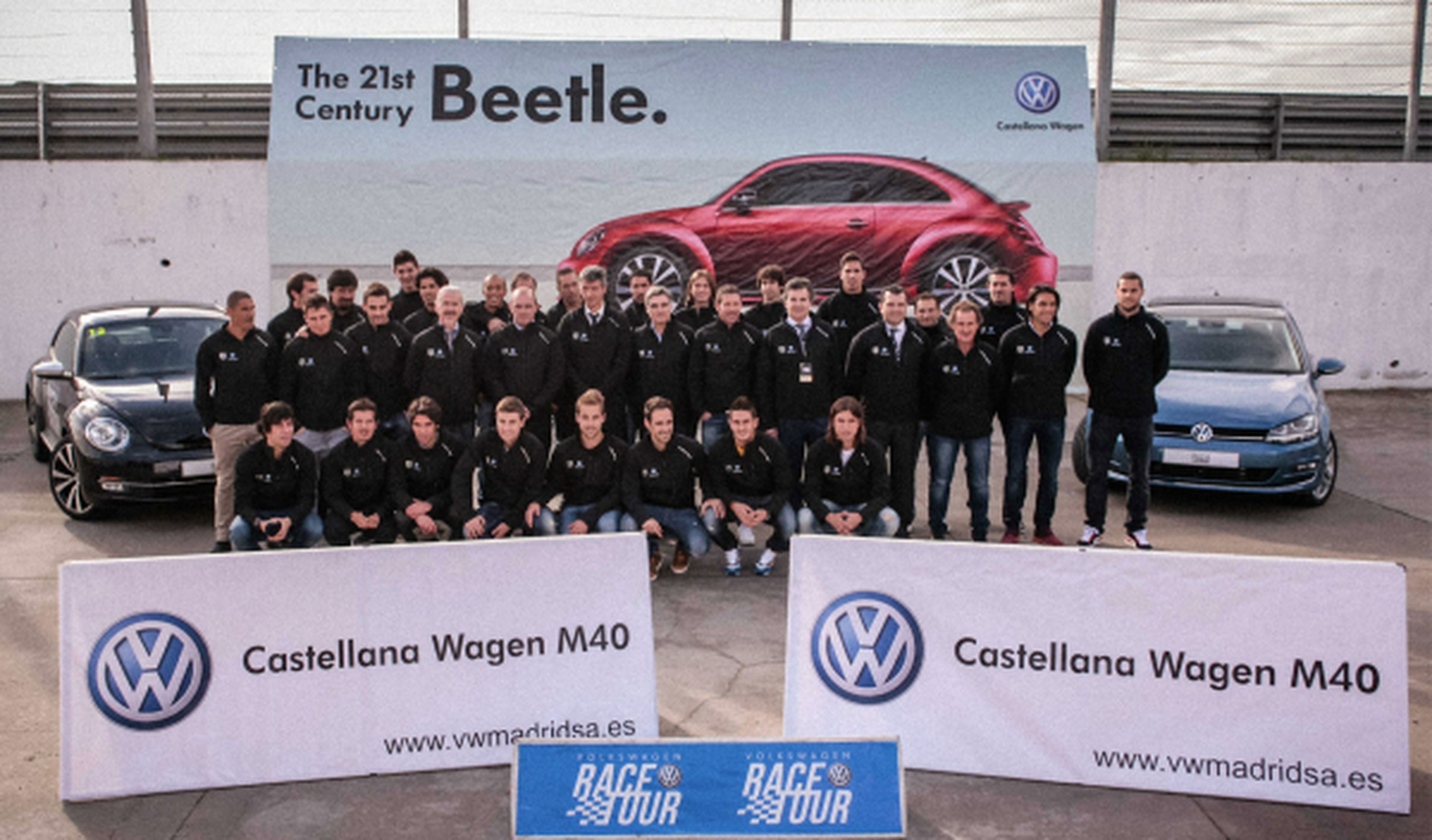 El Atlético de Madrid, invitado de la Volkswagen Race Tour