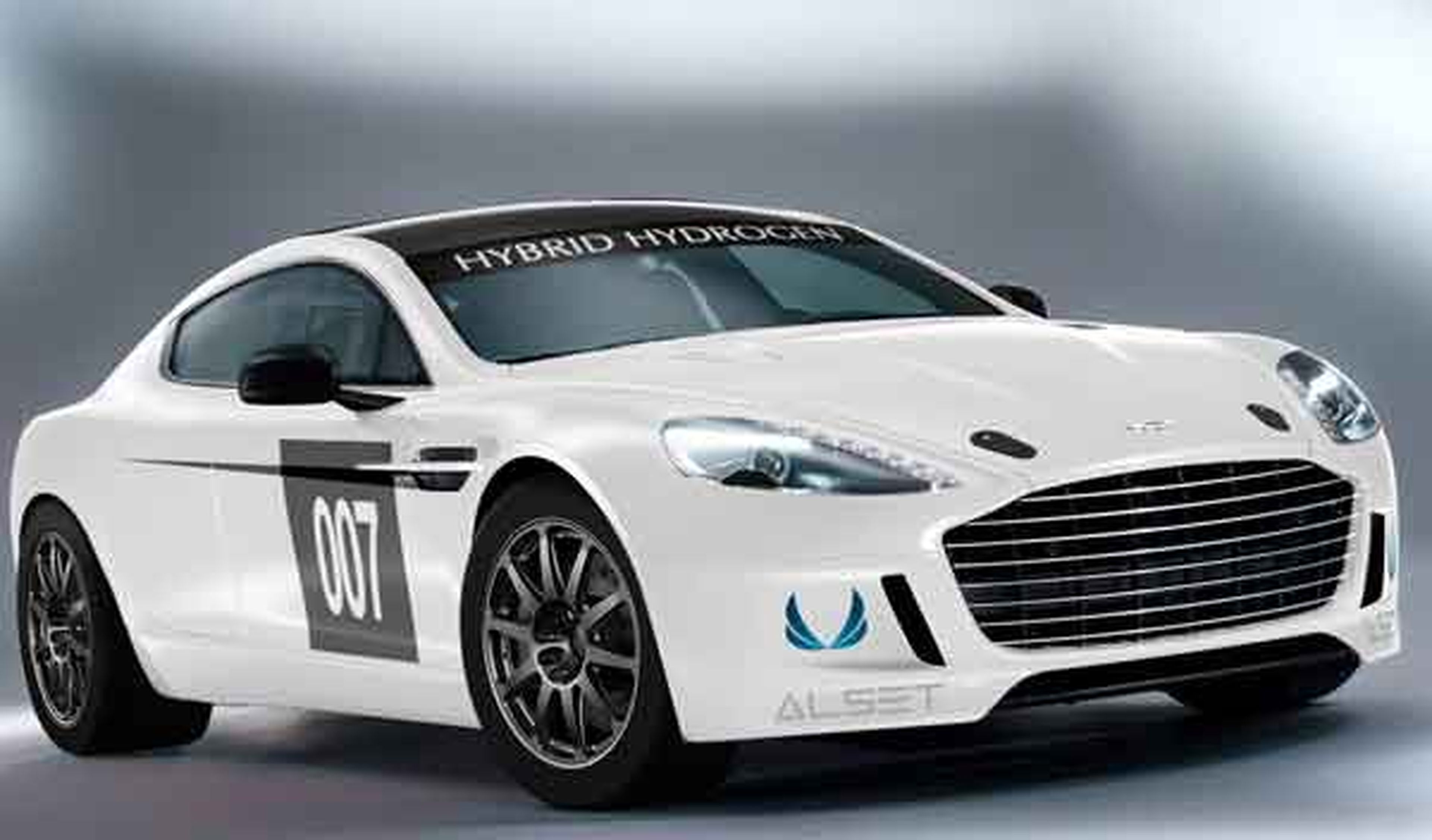 El Aston Martin Hybrid Hydrogen Rapide S, en Nürburgring