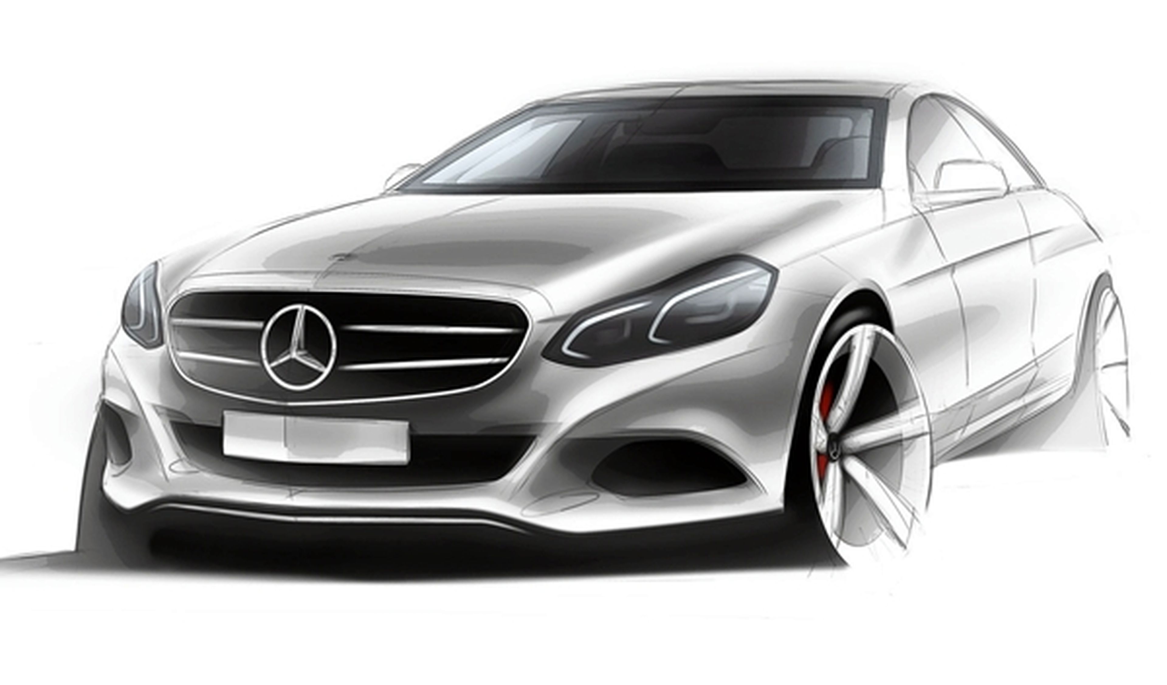 Un extraño boceto de Mercedes: ¿el futuro Clase E?