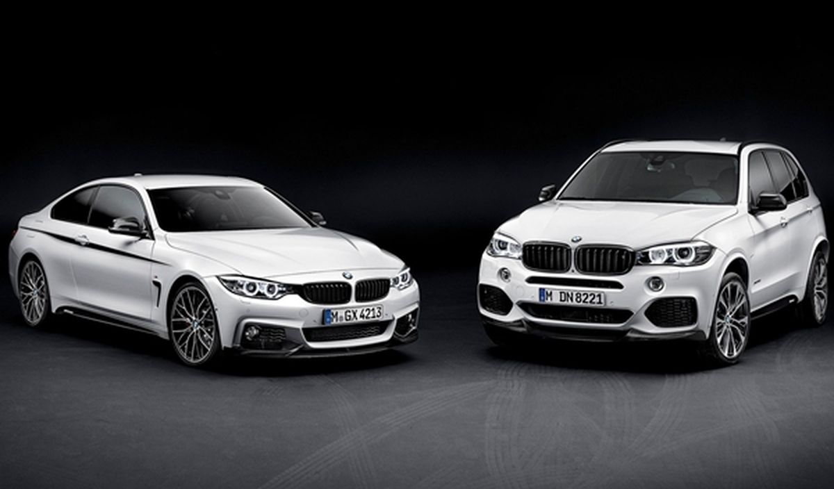 BMW X5 paquete 'M Performance' con el Serie 4