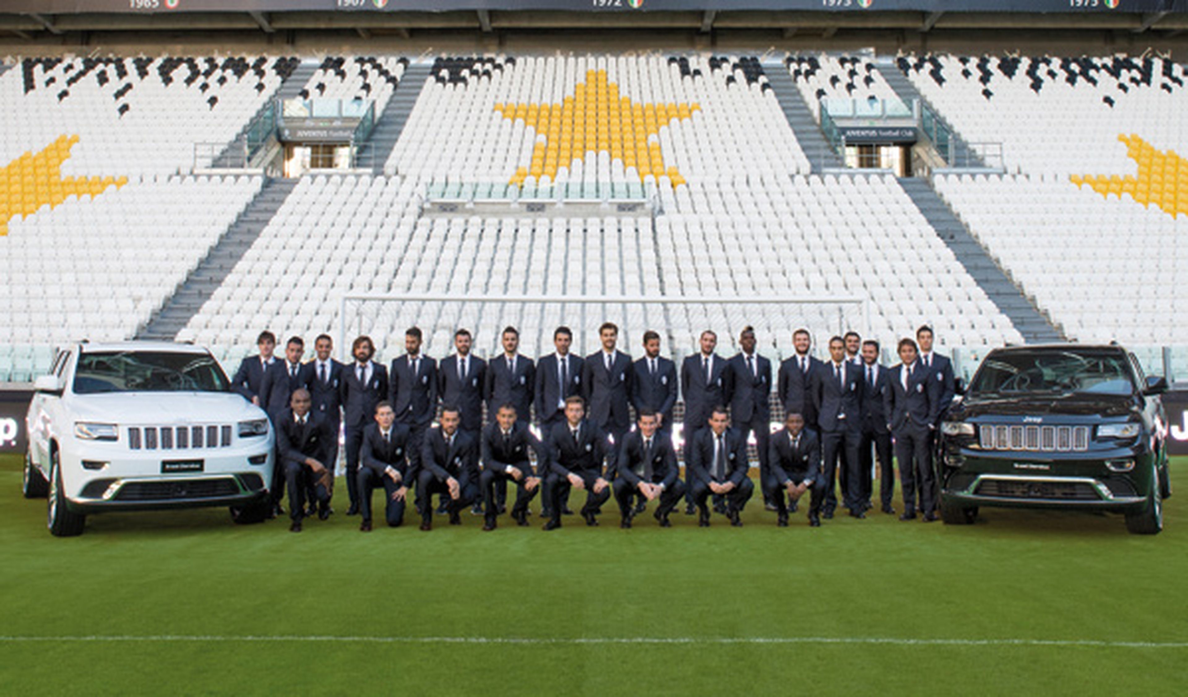 Jeep Grand Cherokee para los jugadores de la Juventus